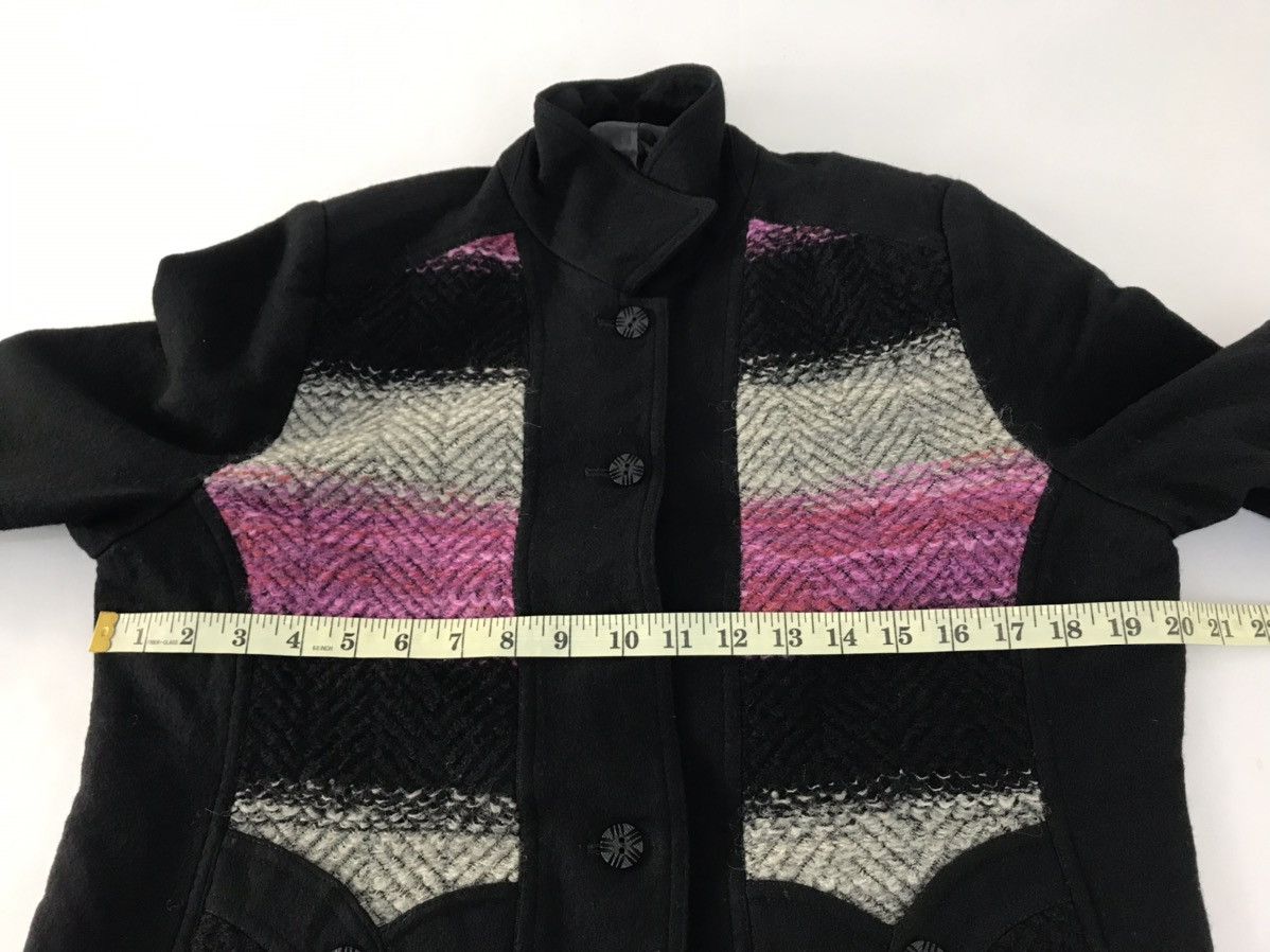 Vintage 90s Japanese Brand Coat Full Button Multicolour Design Size M / US 6-8 / IT 42-44 - 8 Thumbnail