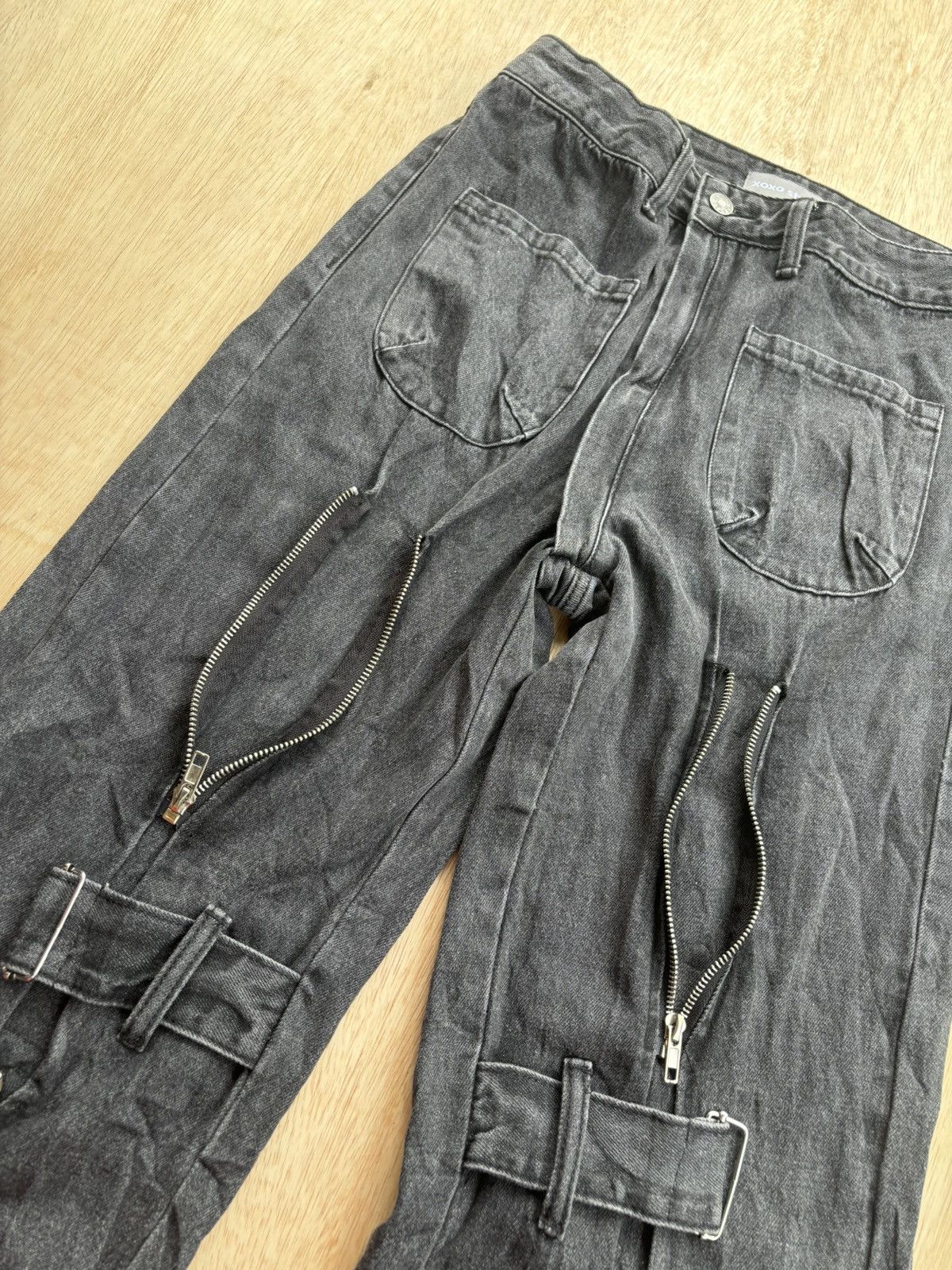 If Six Was Nine × Japanese Brand × Le Grande Bleu (L.G.B.) Xoxo Studio Multi Zipper Ifsixwasnine Lgb style Pants Size US 30 / EU 46 - 6 Thumbnail