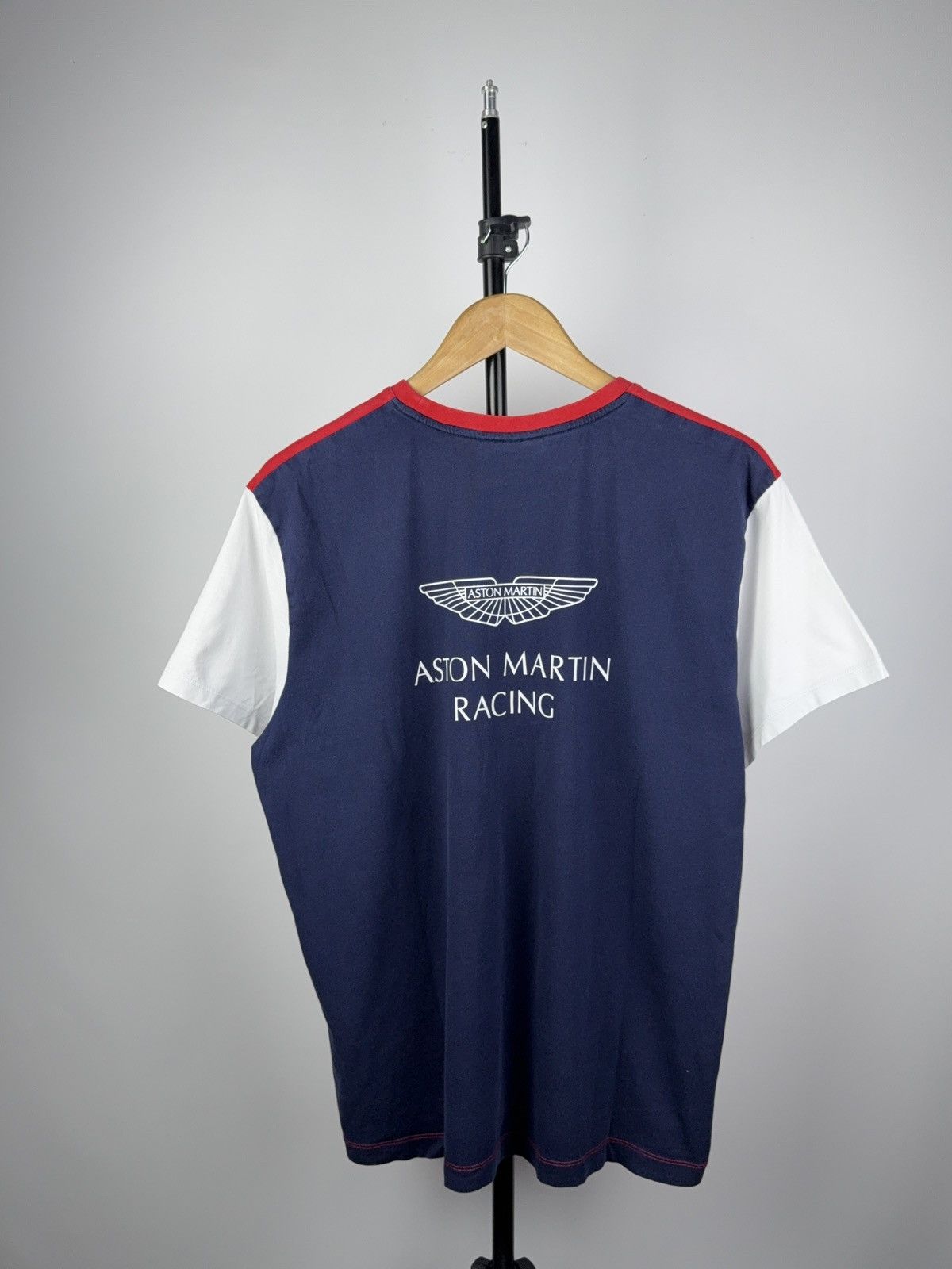 Hackett × Vintage Vintage 00s Hackett Aston Martin Racing T-Shirt Big Logo Size US XL / EU 56 / 4 - 7 Thumbnail