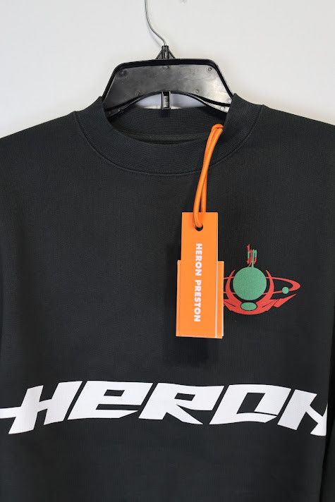 Heron Preston o1rshd1 HP Burn Crewneck in Black Size US M / EU 48-50 / 2 - 12 Thumbnail