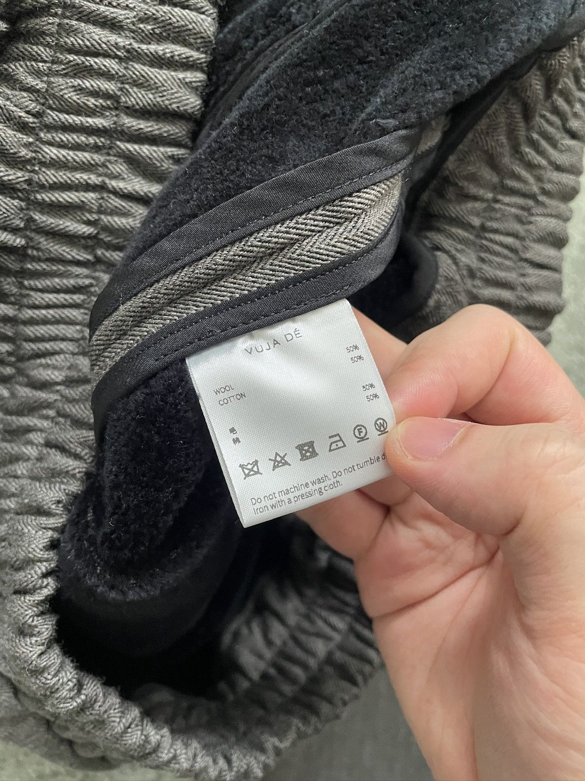 Vuja De Vuja De Ryan Herringbone Fleece Jacket Size US M / EU 48-50 / 2 - 5 Thumbnail