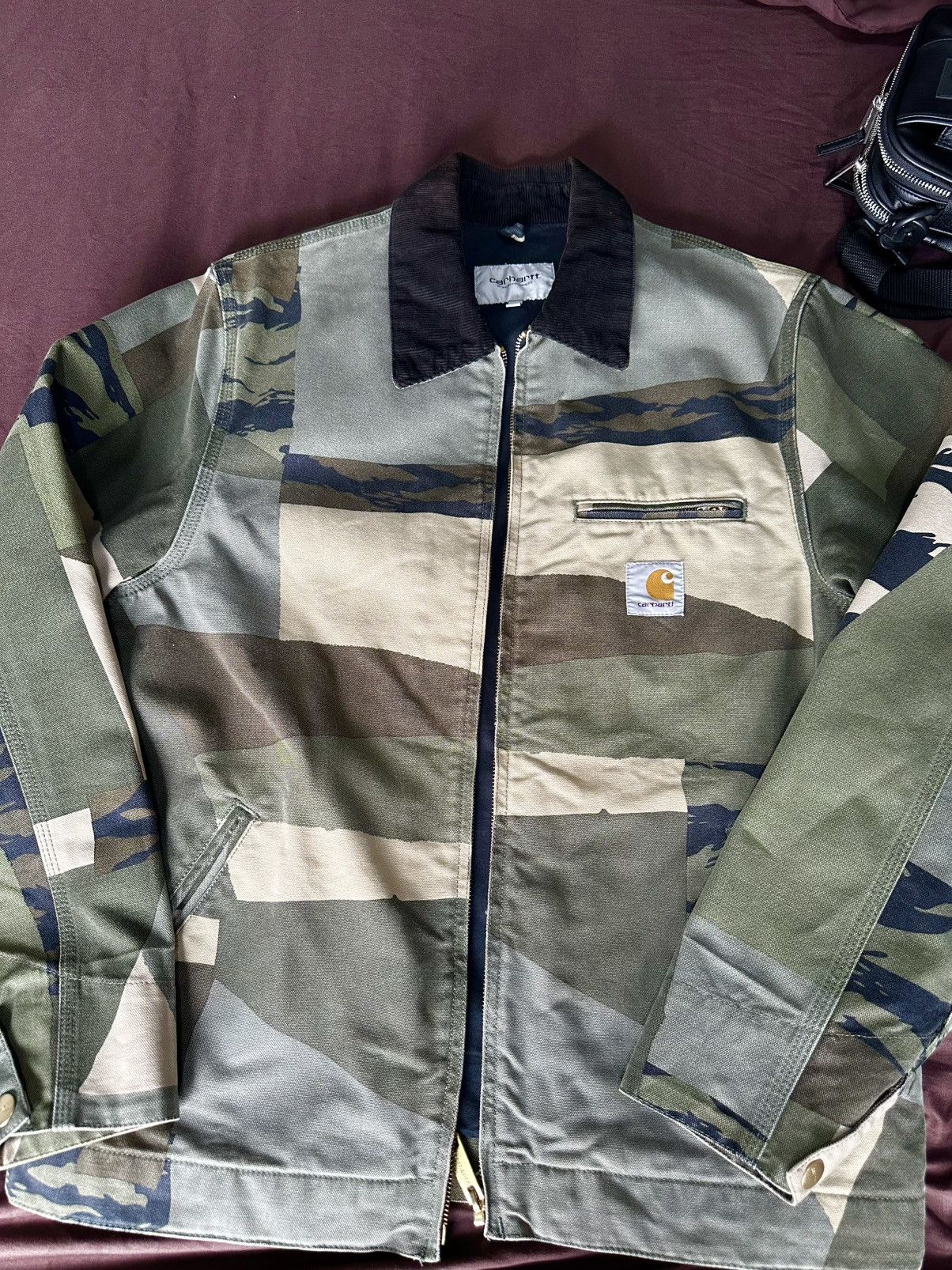 Carhartt × Carhartt Wip Carhartt WIP Detroit Camo Mend Black Stone Washed Size US S / EU 44-46 / 1 - 2 Thumbnail