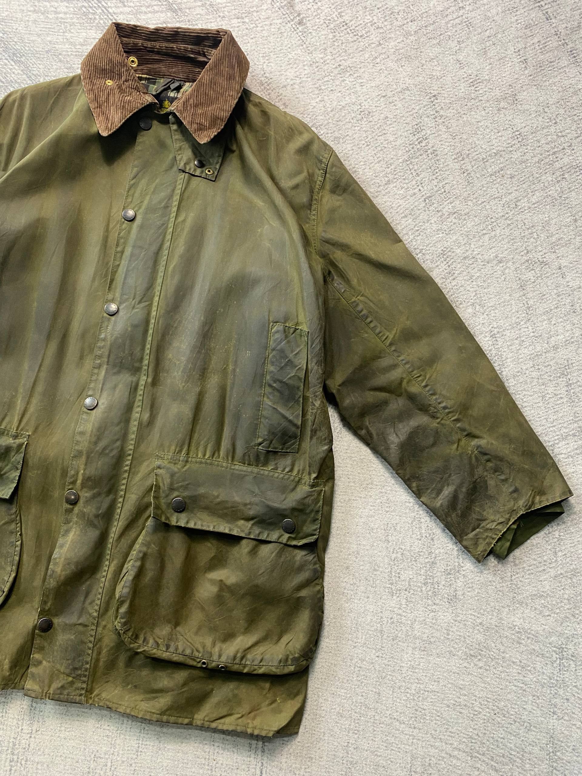 Barbour Vintage Barbour Border Waxed Jacket Size US L / EU 52-54 / 3 - 2 Thumbnail