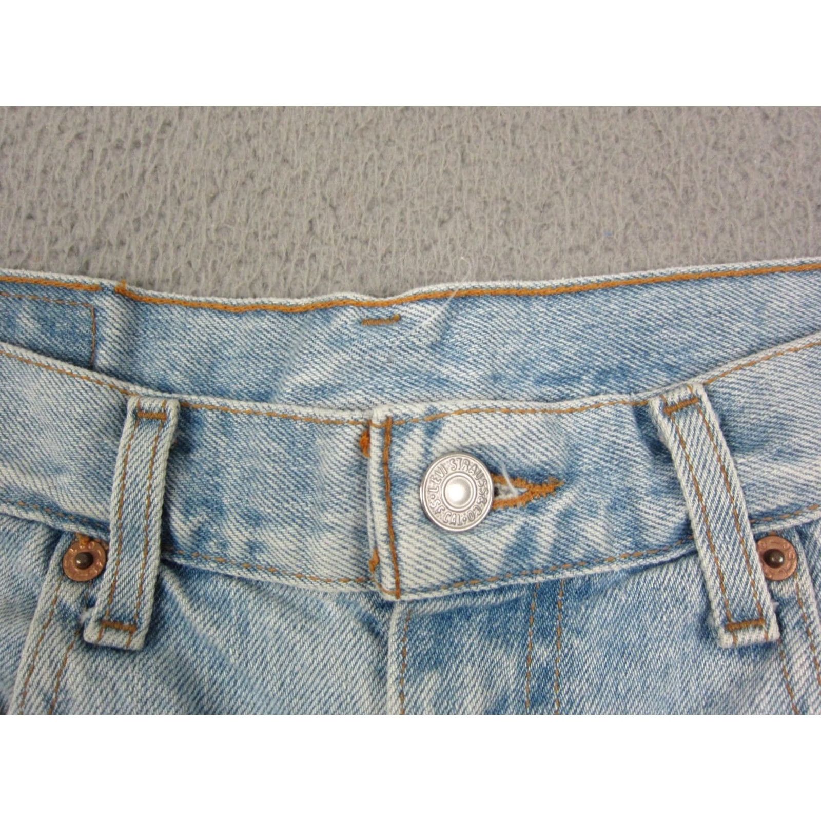 Levi's VINTAGE Levi's Shorts Mens 33 Blue Denim 90s Jeans Jorts Regular Fit Size US 33 - 6 Thumbnail