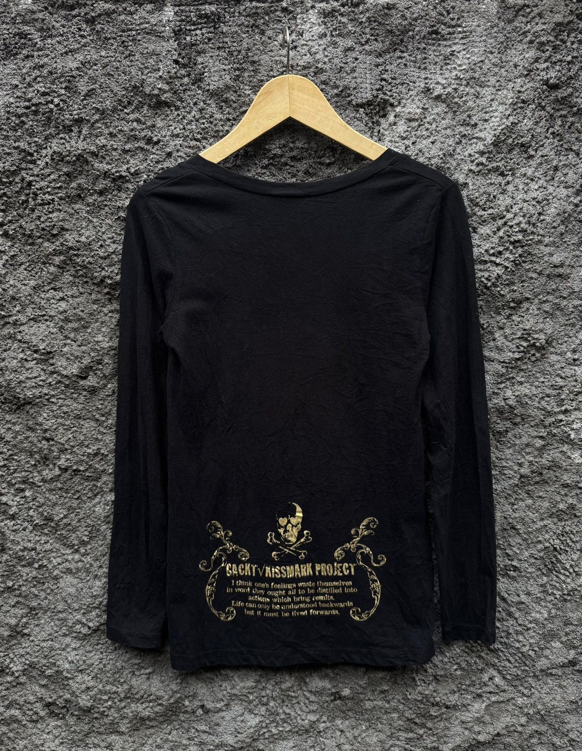 Hysteric Glamour × If Six Was Nine × Japanese Brand Y2k Kissmark skull ifsixwasnine longsleeve Size L / US 10 / IT 46 - 2 Thumbnail