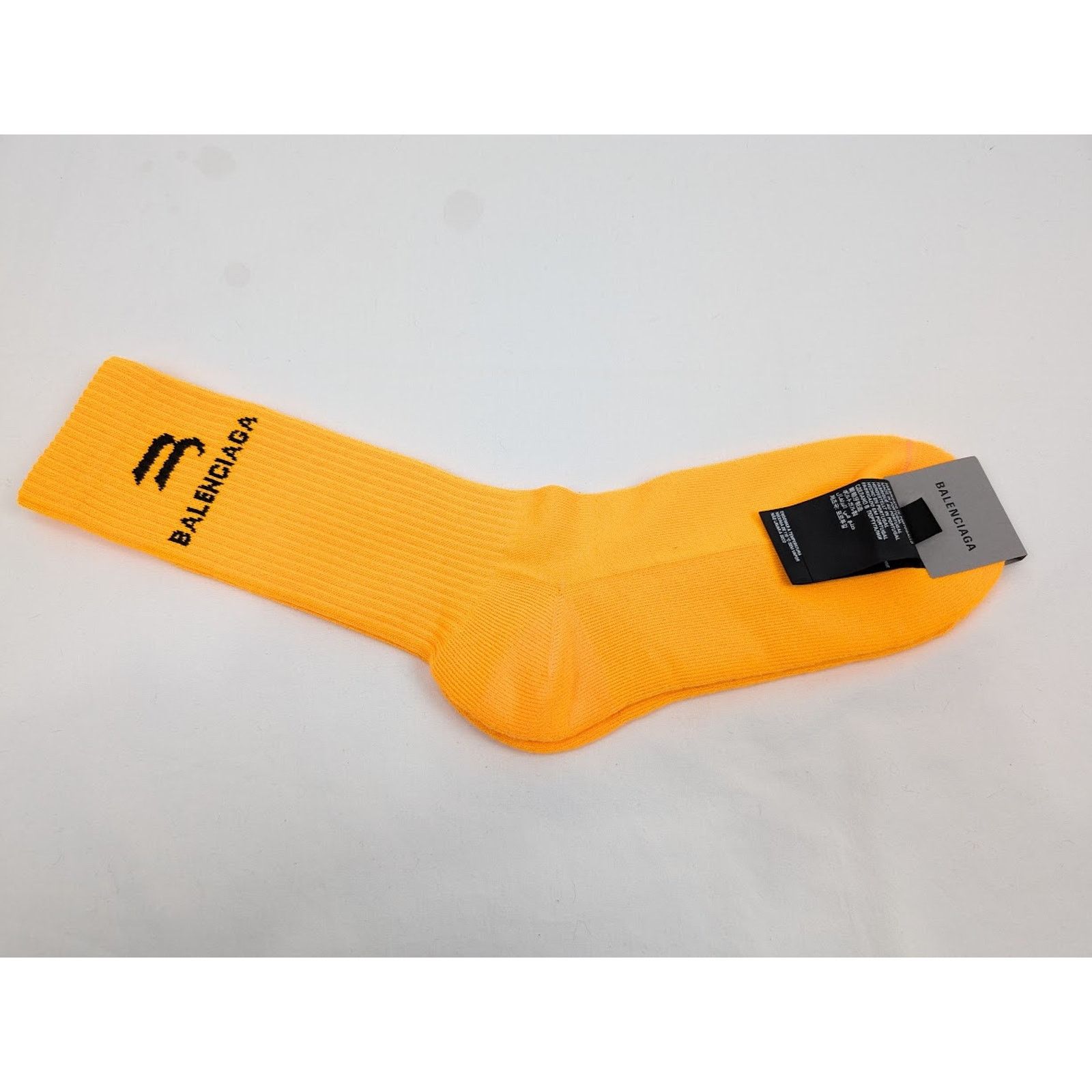 Balenciaga o1rshd1 Size: L / Sport Socks in Yellow Size ONE SIZE - 2 Thumbnail