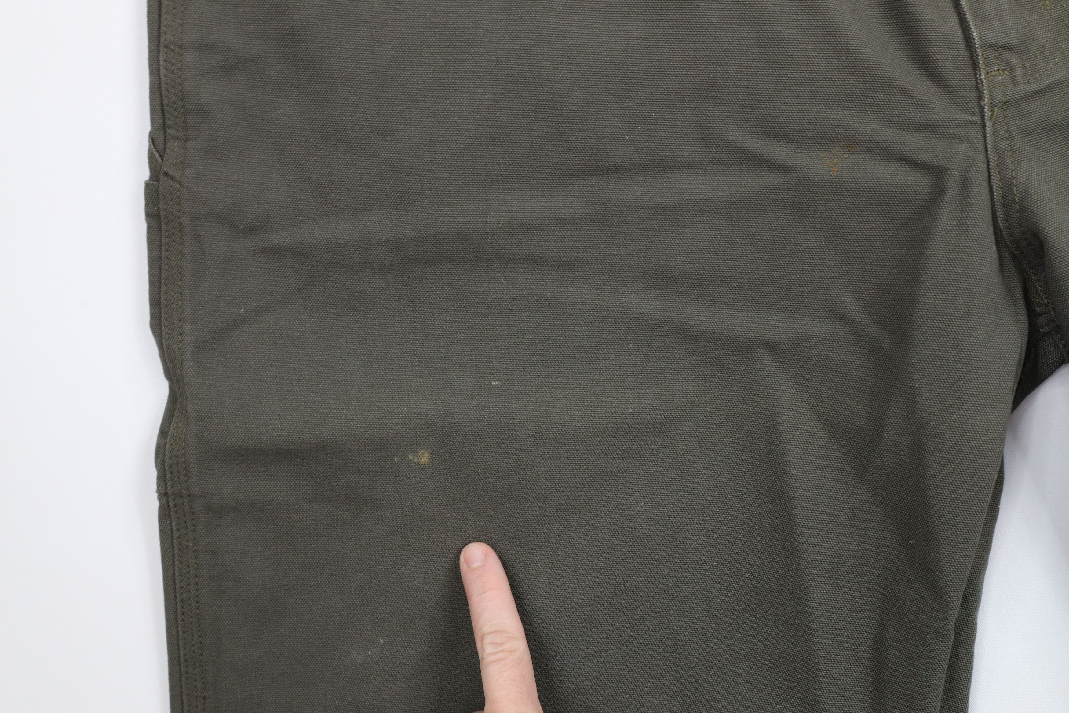 Carhartt × Vintage Vintage Carhartt Wide Leg Original Dungaree Pants Moss Green Size US 42 / EU 58 - 5 Thumbnail