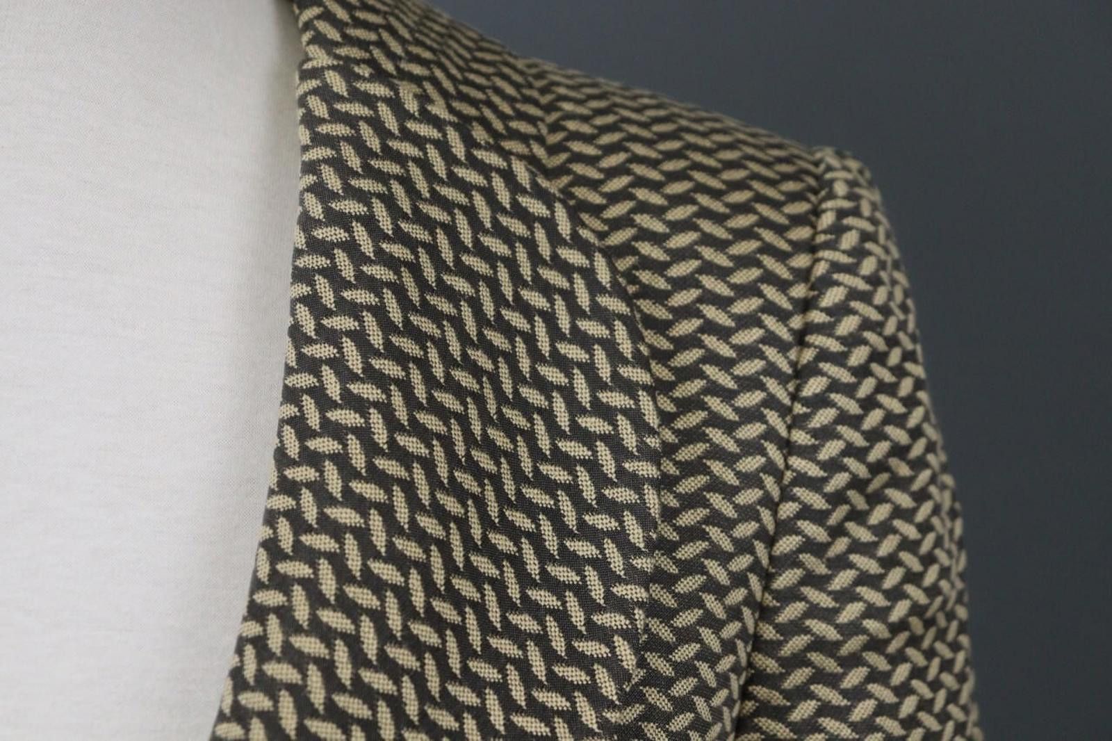 Armani Collezioni Armani Multicolor Geo Print Viscose Blend Jacket Size 46 Size M / US 6-8 / IT 42-44 - 7 Thumbnail
