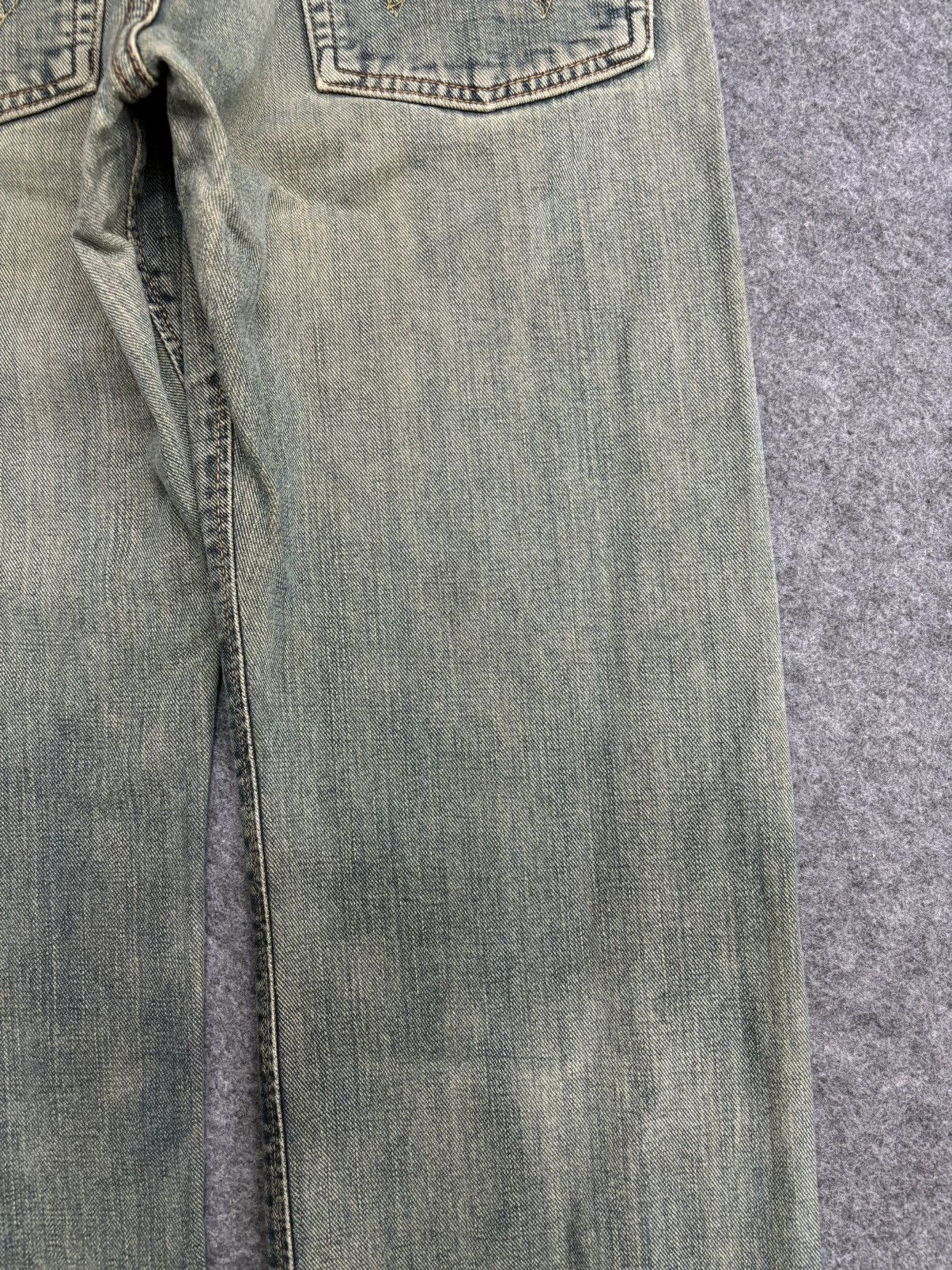 Edwin 💥Rare Selvedge💥Vintage Edwin 505X Yellow Selvedge Denim F578 Size US 29 - 14 Thumbnail