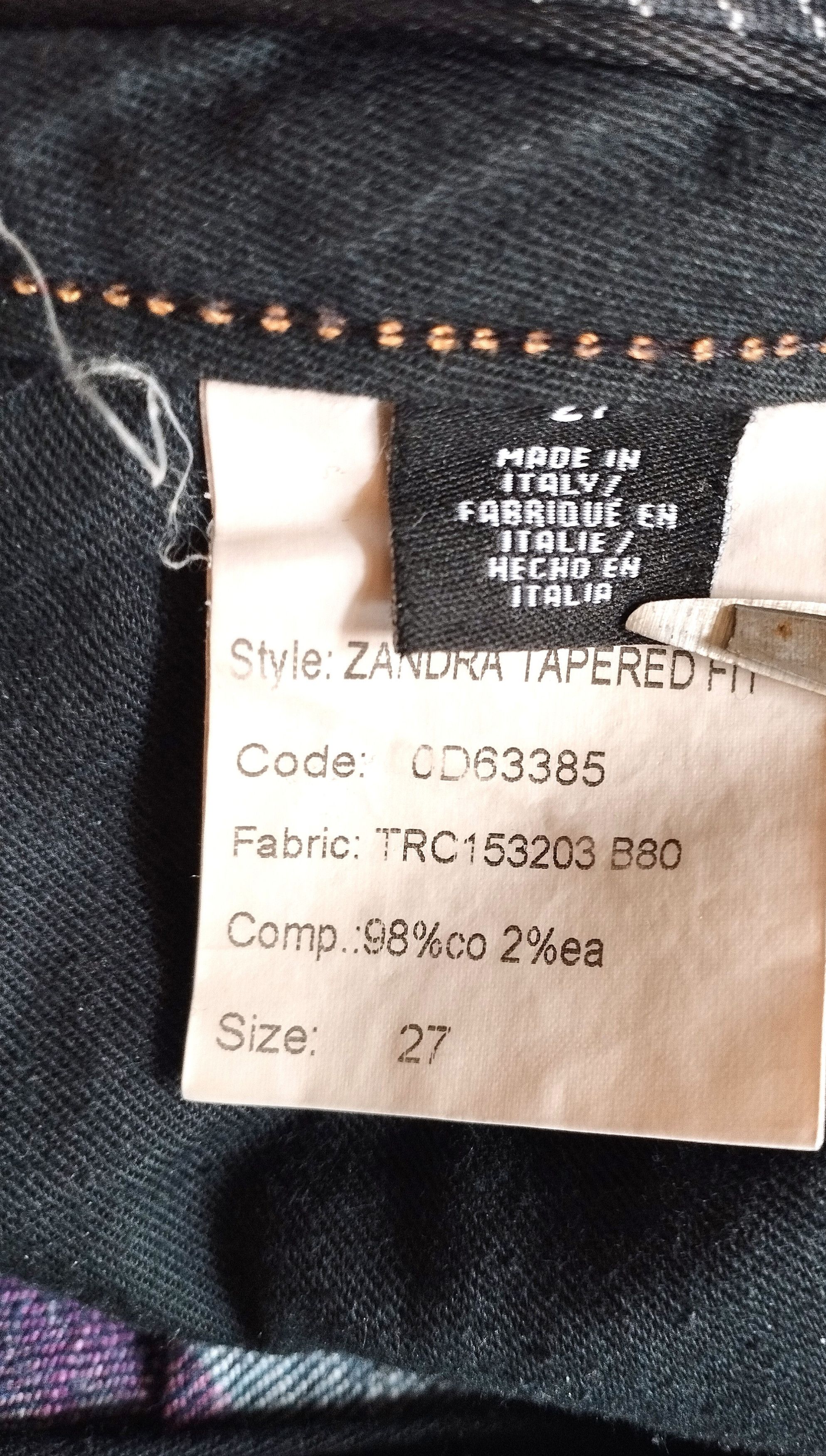 Karl Lagerfeld Lagerfeld Tapered Fit Jean Bicolore Denim Cuit W27 L32 Size 27" / US 4 / IT 40 - 6 Thumbnail