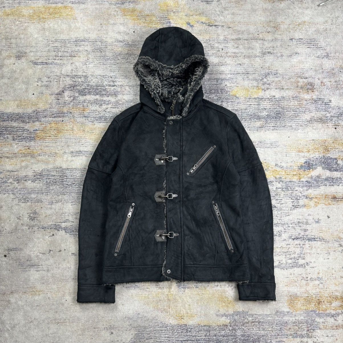 If Six Was Nine Nicole club for men full fur interior suede jacket vkei Size US M / EU 48-50 / 2 - 6 Thumbnail