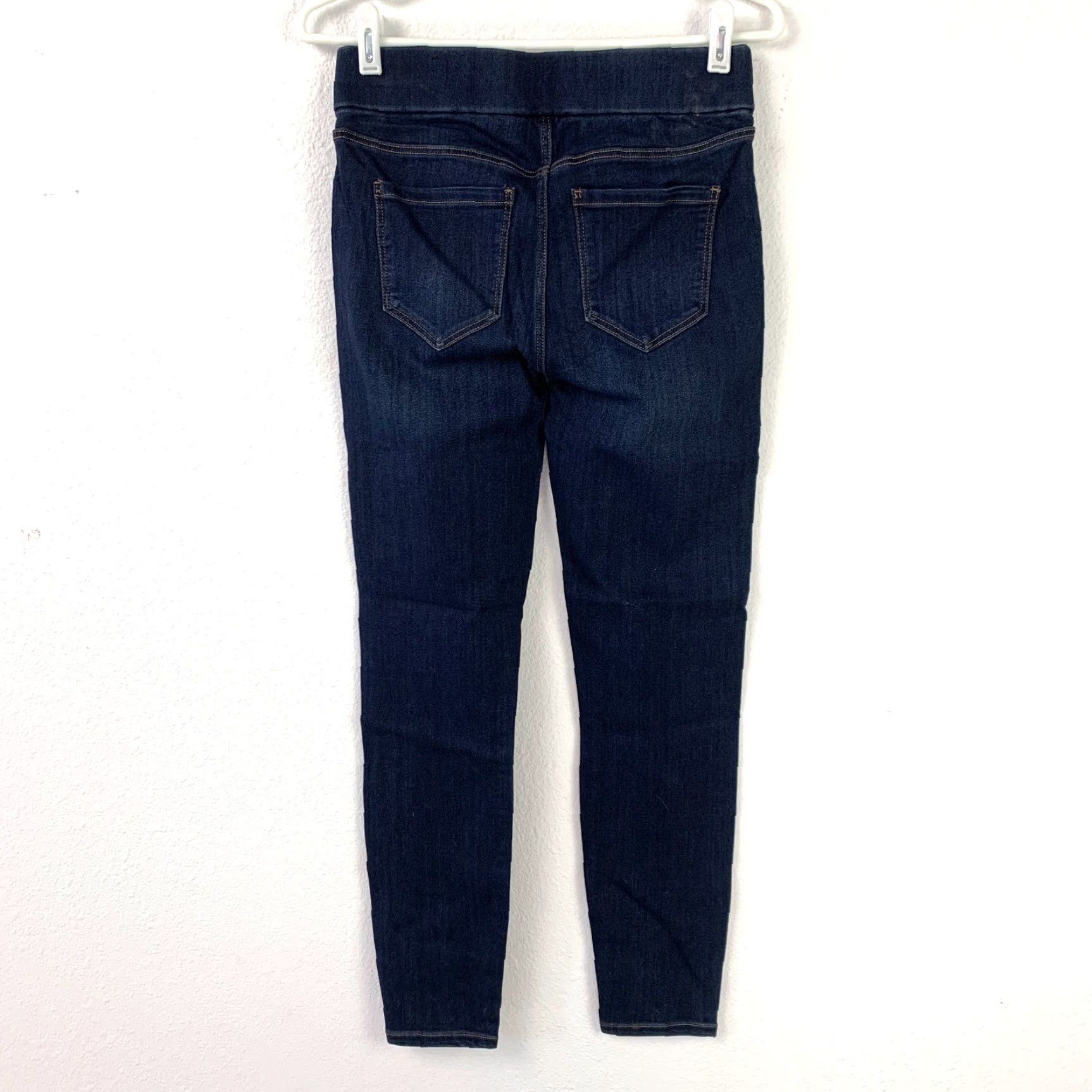Vintage Liverpool Jeans Jegging Dark Blue Size 2 26 Women Slim Cotton Blend Denim (Regular) Inseam 27.75 in Pockets Stretch Size 26" / US 2 / IT 38 - 4 Thumbnail
