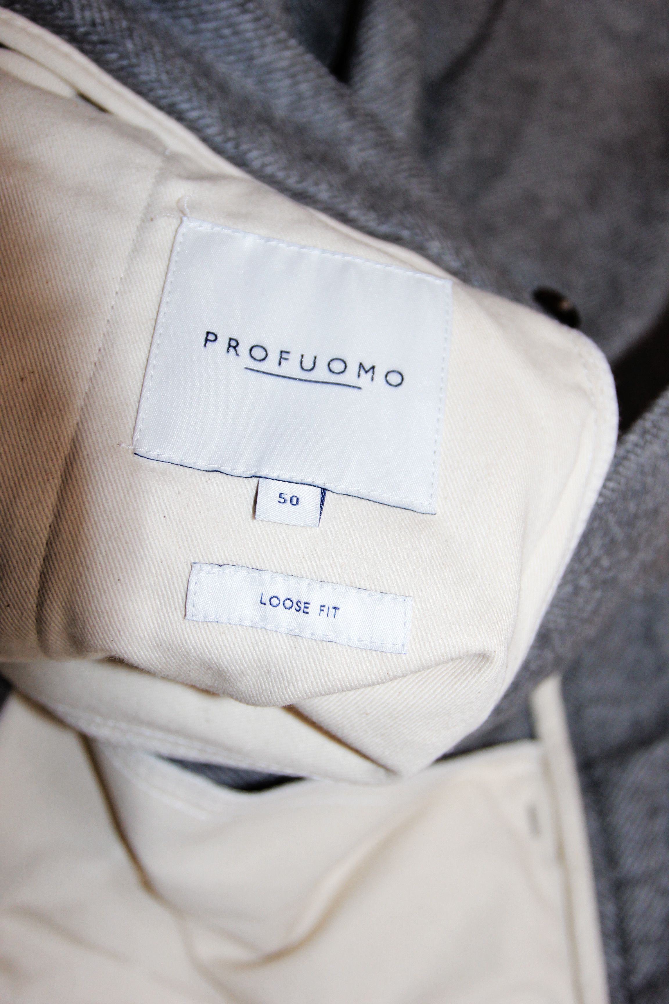 Other BNWT AW25 PROFUOMO WOOL HERRINGBONE PANTS 50 Size US 34 / EU 50 - 8 Thumbnail