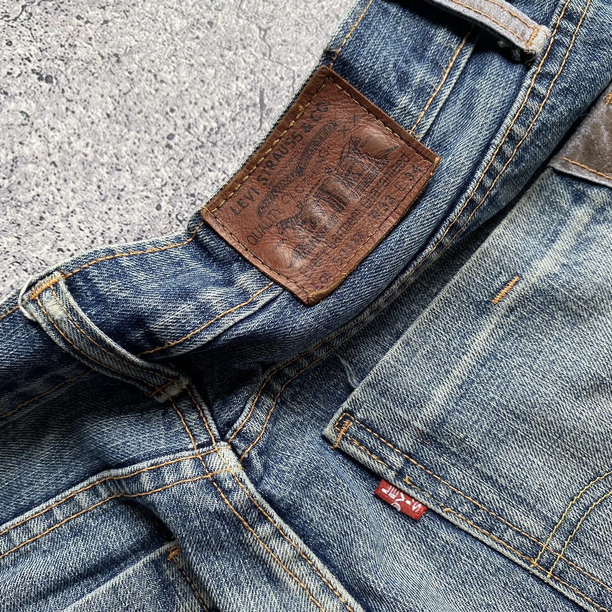 Levi's Rare Vintage💥 LEVIS 501 Big E Distressed Selvedge Jeans Size US 33 - 10 Thumbnail