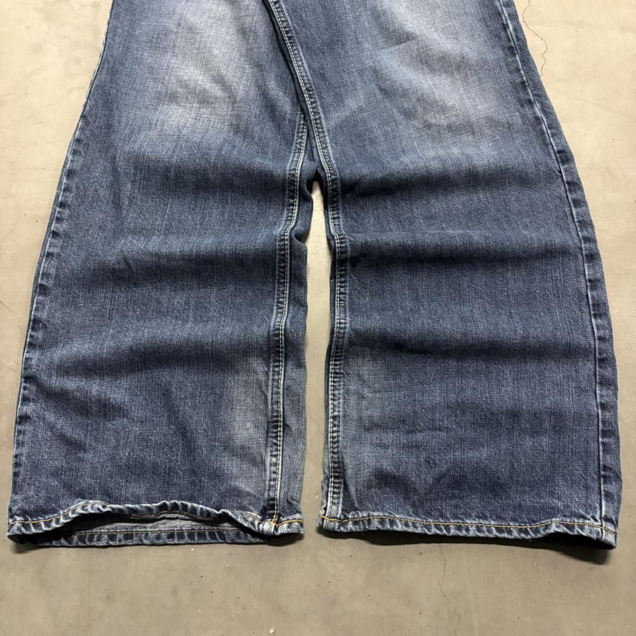 Cremieux Crazy Vintage Y2K/2000s Super Baggy Wideleg Cremieux Bootcut Medium Wash Denim Jeans! Size US 36 / EU 52 - 5 Thumbnail