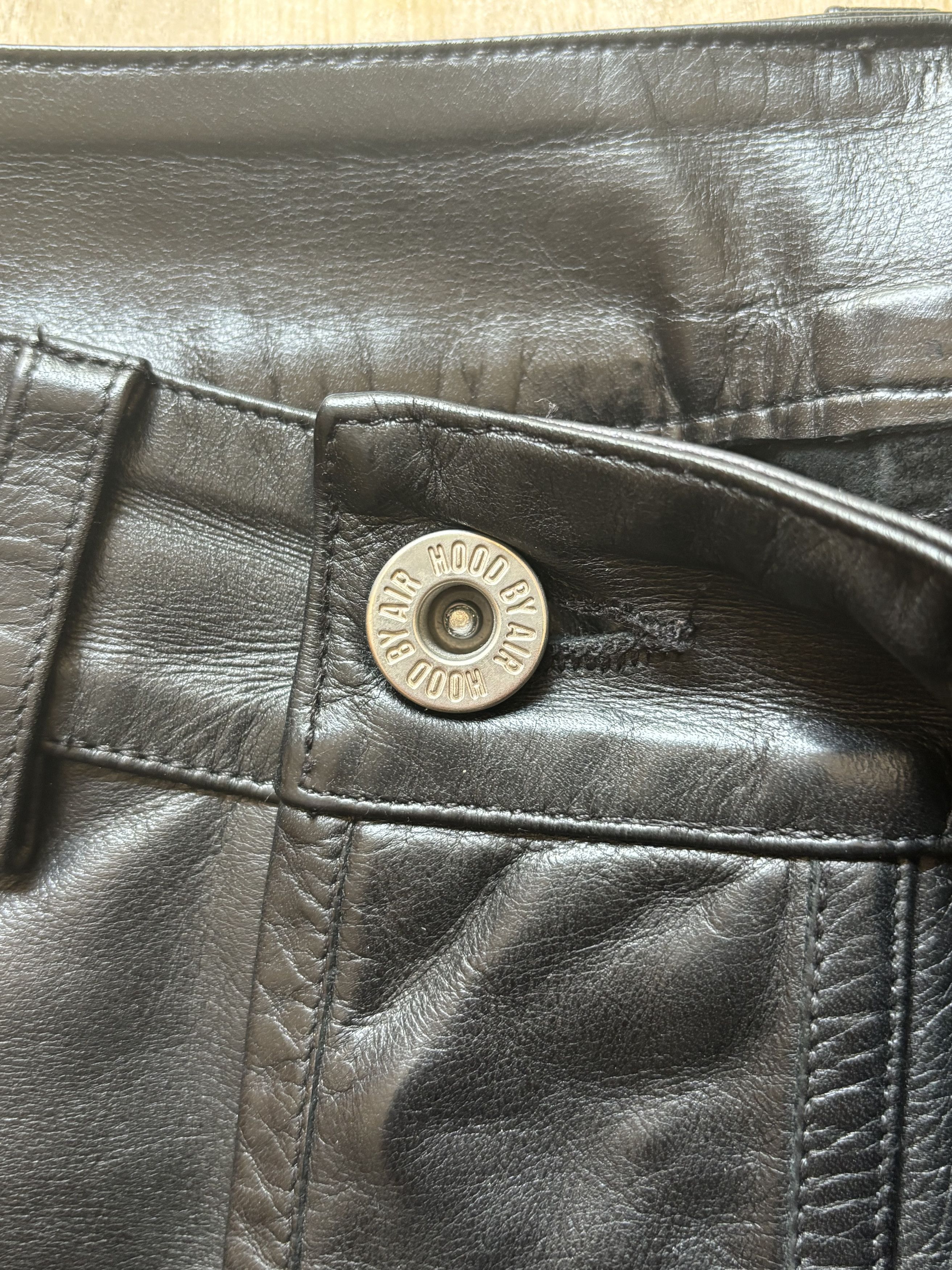 Hood By Air Leather Tear-Away Pants Size US 29 - 3 Thumbnail