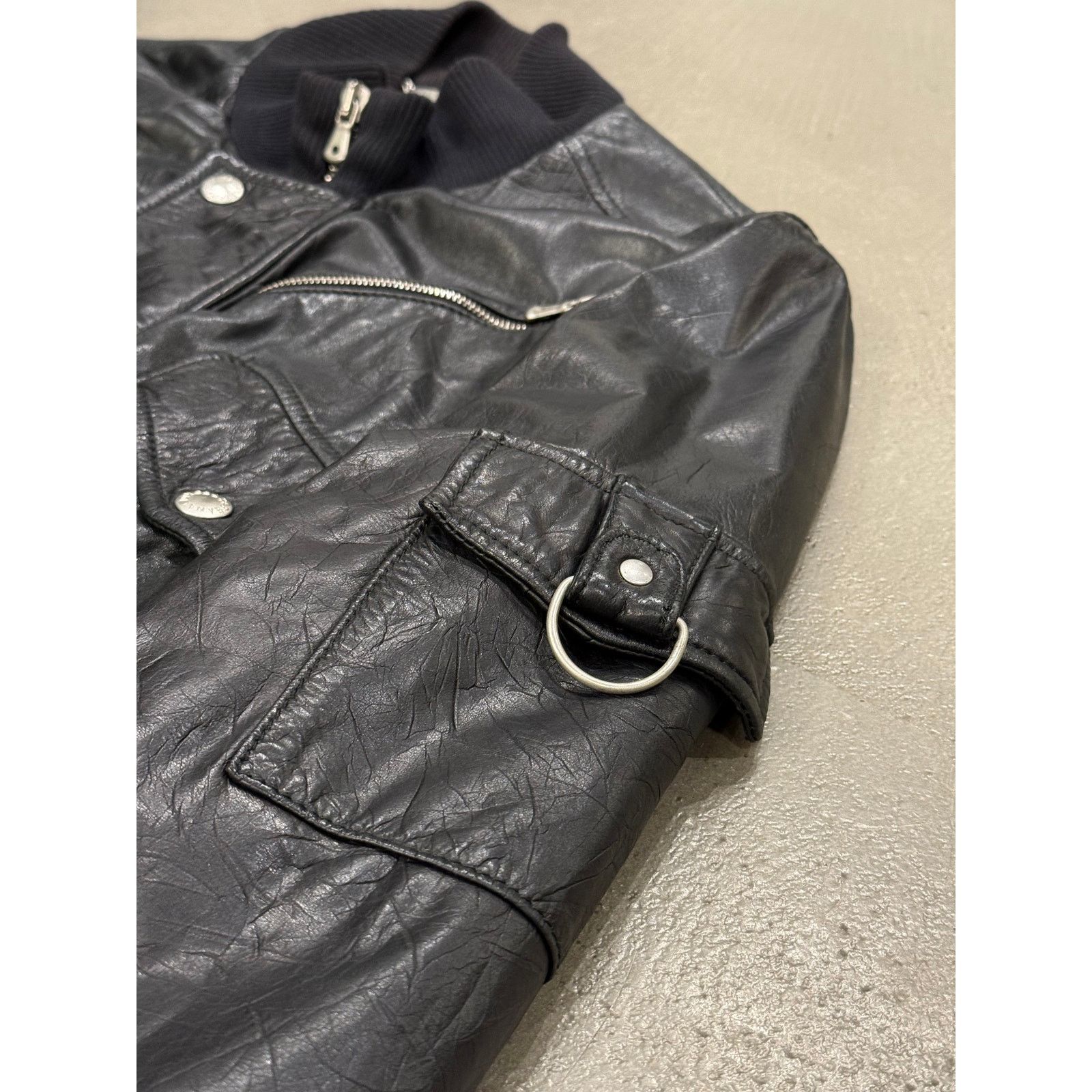 Dolce & Gabbana S/S2004 Dolce & Gabbana multi-zipper runway leather jacket Size L / US 10 / IT 46 - 4 Thumbnail
