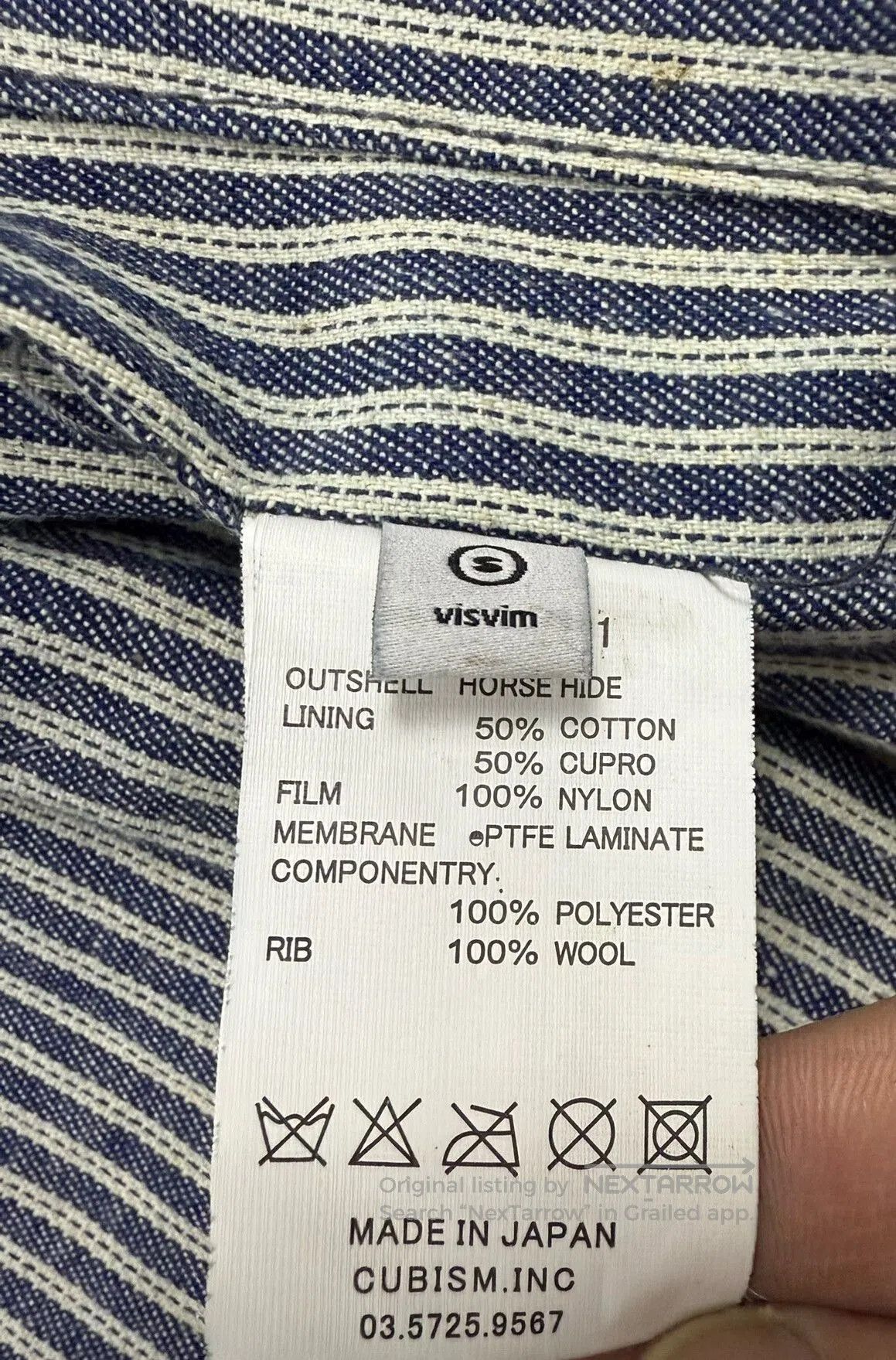 VINNY's Vintage Visvim Men's Leather Jacket. Size US S / EU 44-46 / 1 - 6 Thumbnail