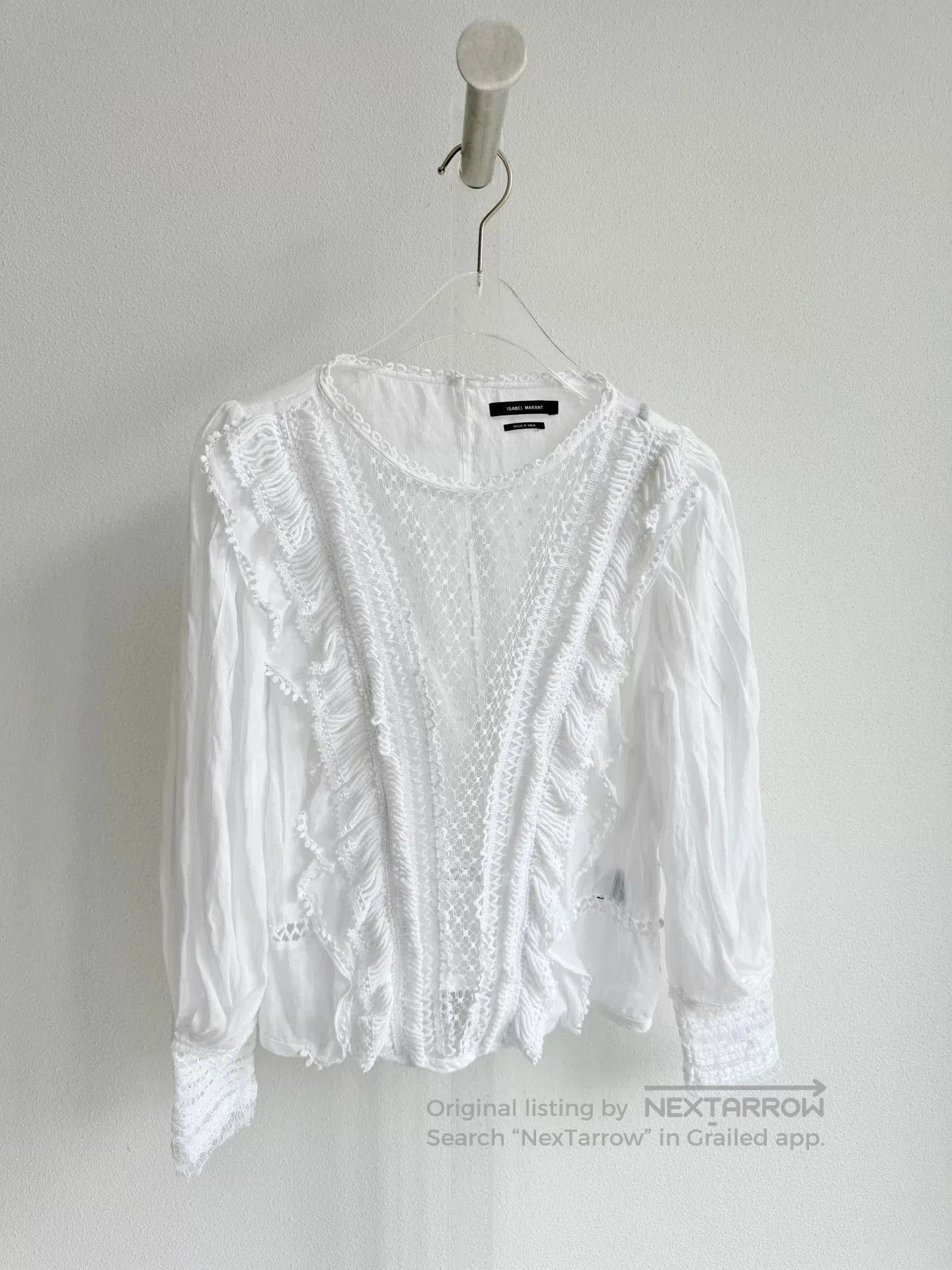 Isabel Marant Isabel Marant White Top. Size XS / US 0-2 / IT 36-38 - 4 Thumbnail