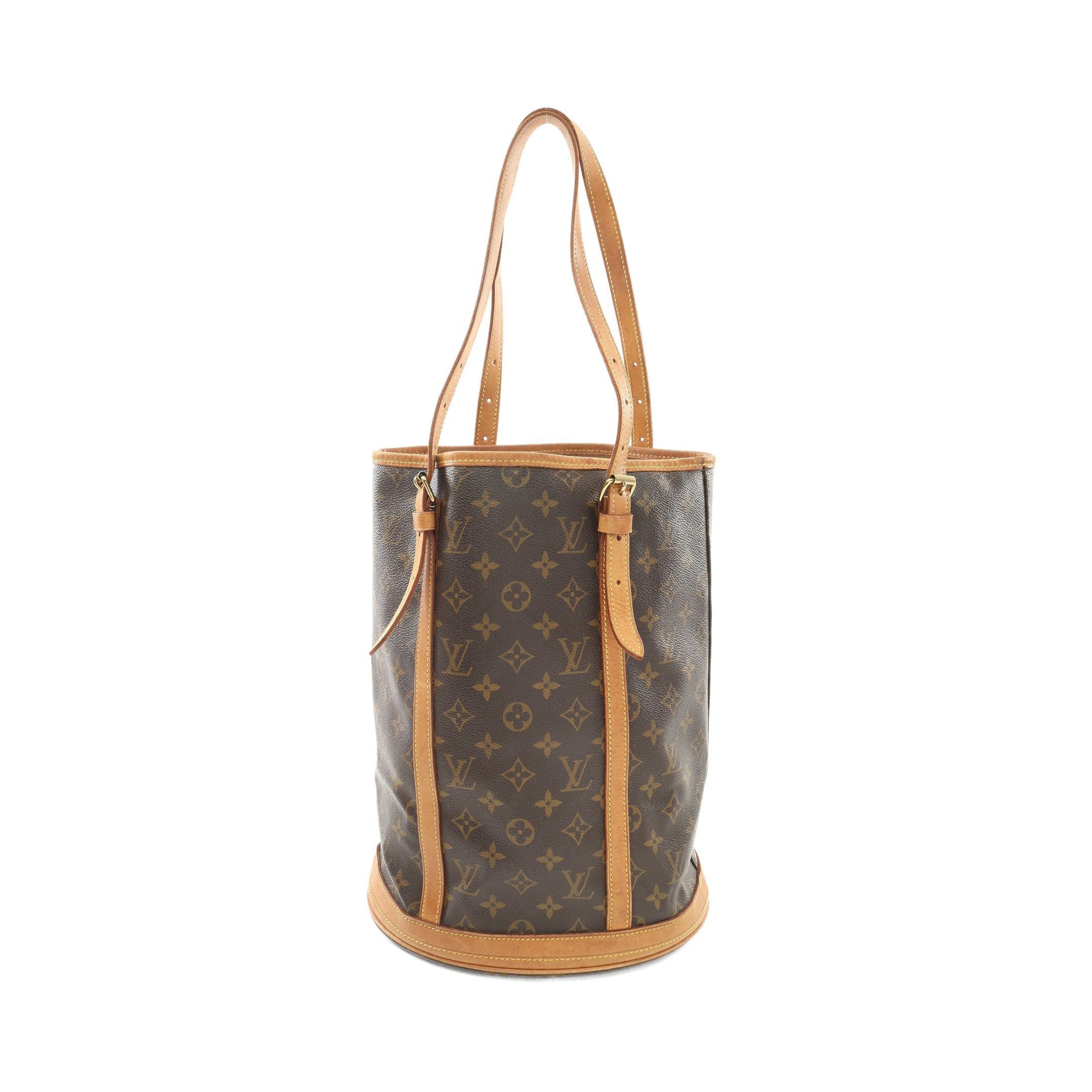 Louis Vuitton Louis Vuitton Bucket Gm Monogram Shoulder Bag Leather Brown Size ONE SIZE - 1 Thumbnail