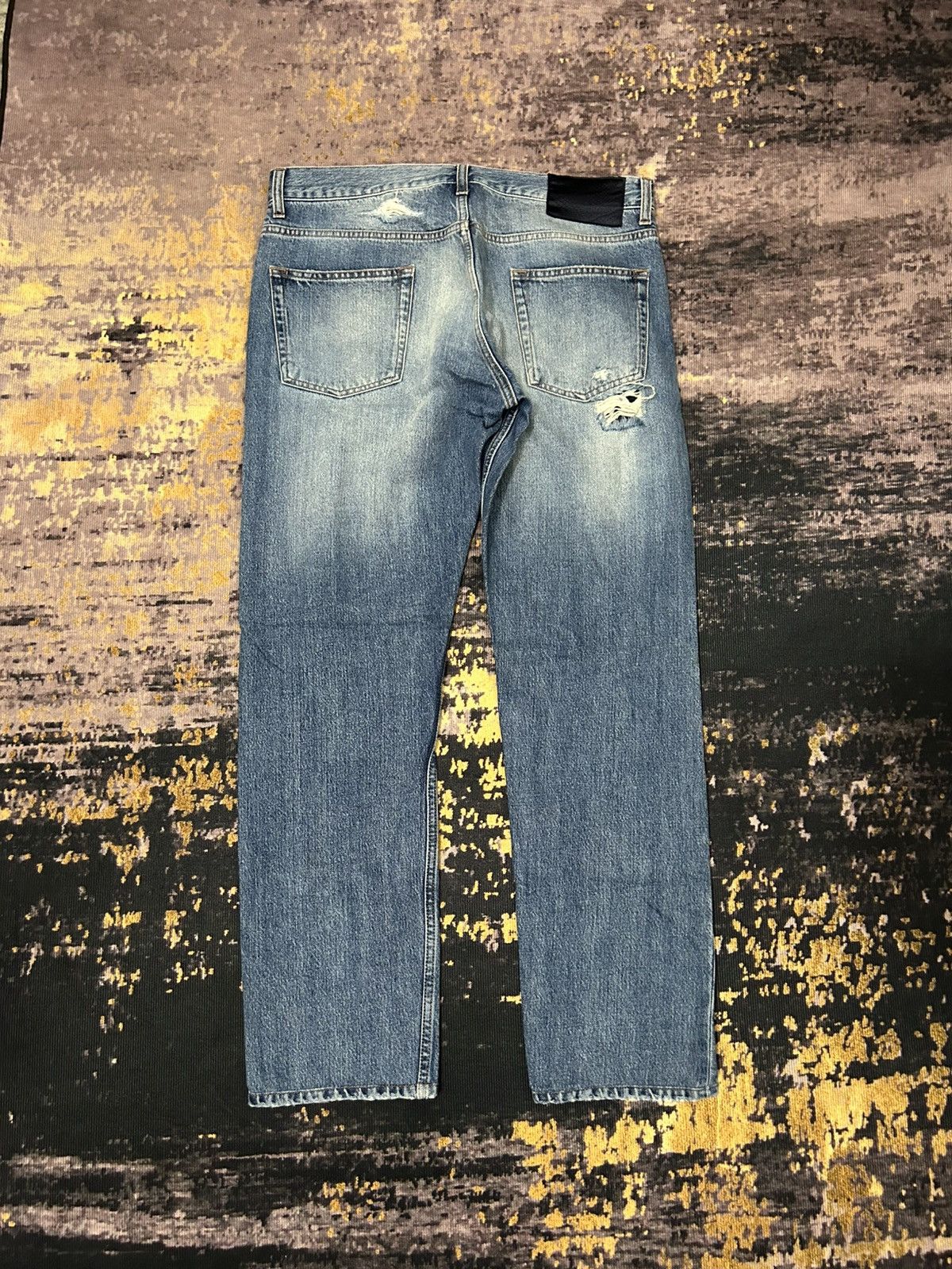 Alexander McQueen Alexander MQueen Style Destroyed Selvedge Jeans Size US 34 / EU 50 - 5 Thumbnail