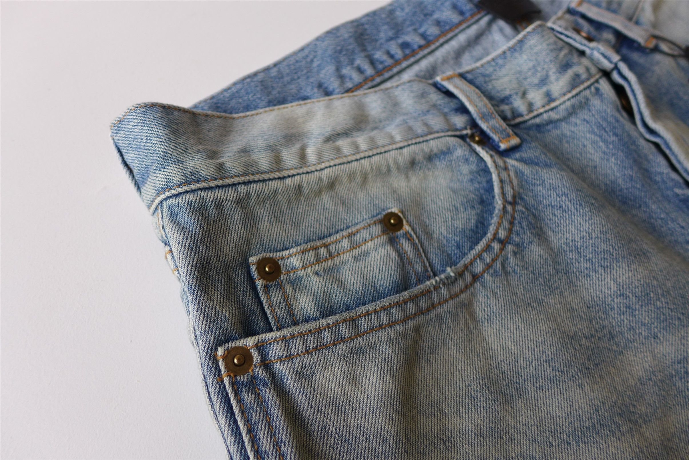 Saint Laurent Paris Saint Laurent Etienne Jeans - Washed Blue Denim Size US 36 / EU 52 - 9 Thumbnail