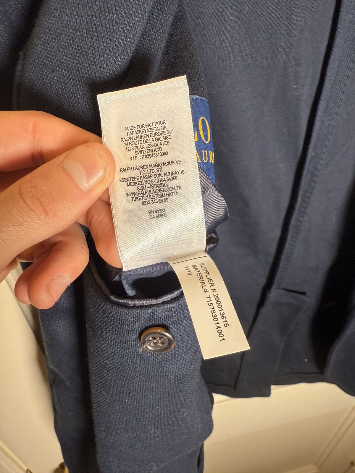 Polo Ralph Lauren Polo Ralph Lauren Navy Single Breasted Blazer Size 38R - 7 Thumbnail