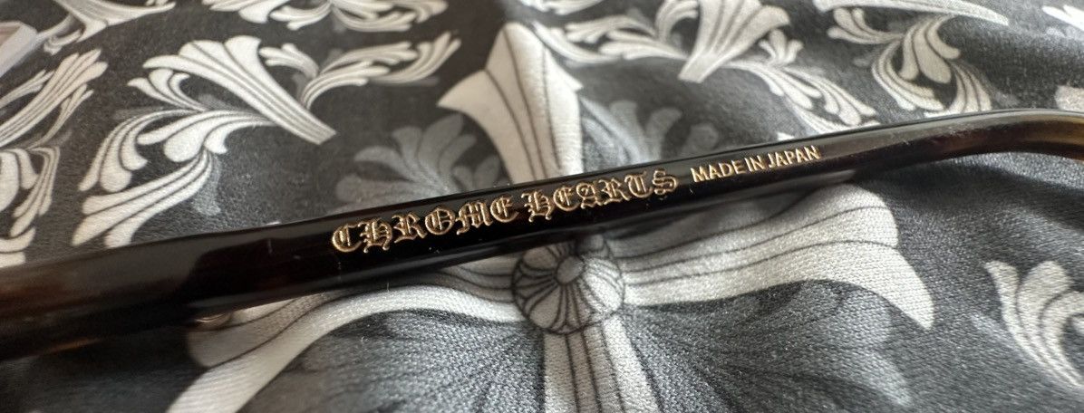 Chrome Hearts Chrome hearts ED-U-CUNTATION Pale Ale-Dark Tortoise Size ONE SIZE - 5 Thumbnail