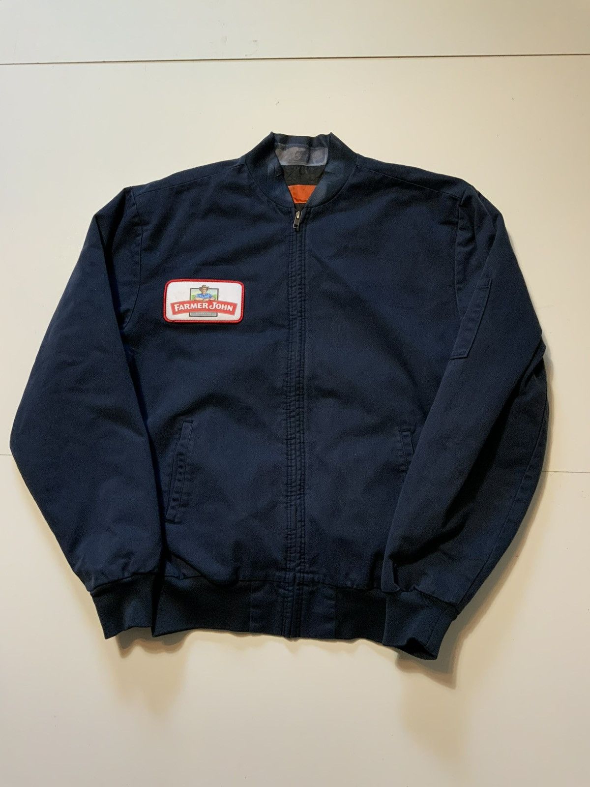 Red Kap Red Kap Farmer John Quilted Lined Navy Employee Work Jacket Size US S / EU 44-46 / 1 - 1 Thumbnail