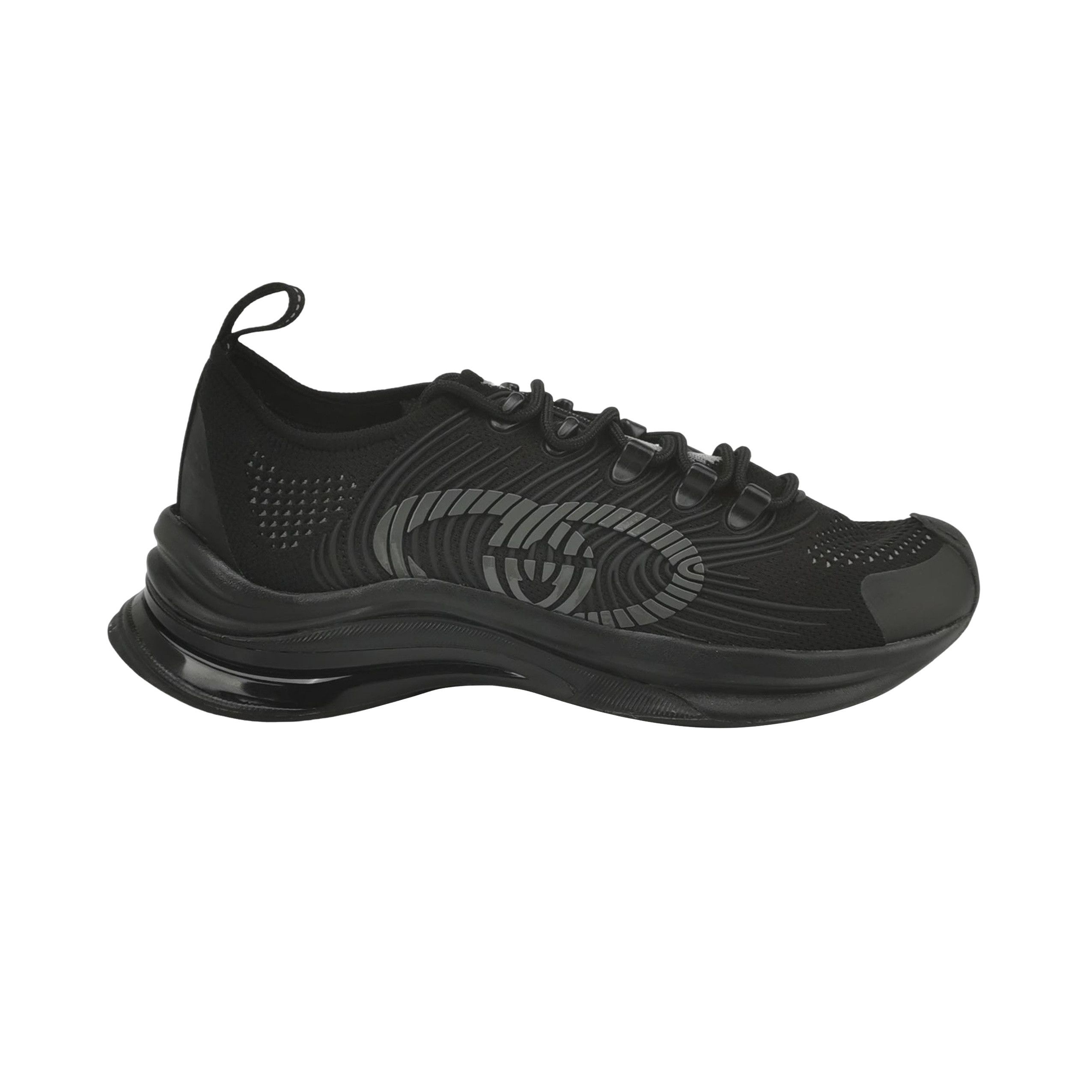 Gucci Gucci Interlocking G Run Sneakers Black 39 Size US 6 / EU 39 - 1 Thumbnail