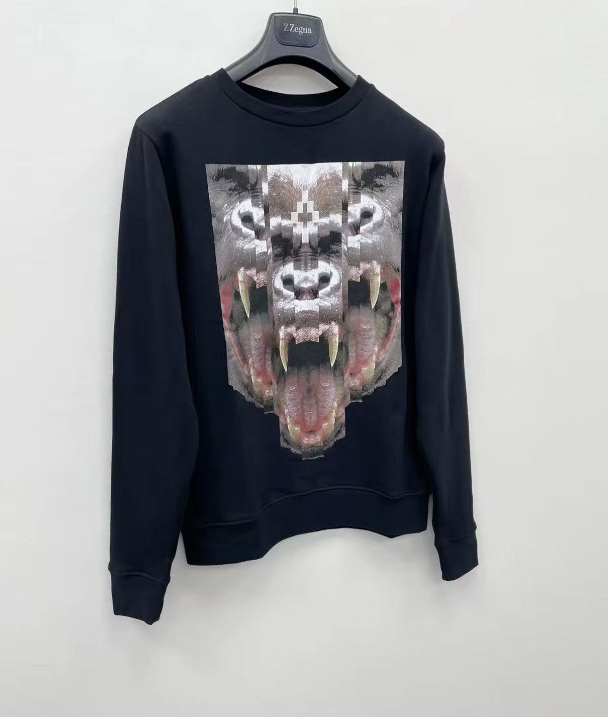 Marcelo Burlon Marcelo Burlon 100% Brushed Cotton Sweatshirt J30 Size US M / EU 48-50 / 2 - 2 Thumbnail