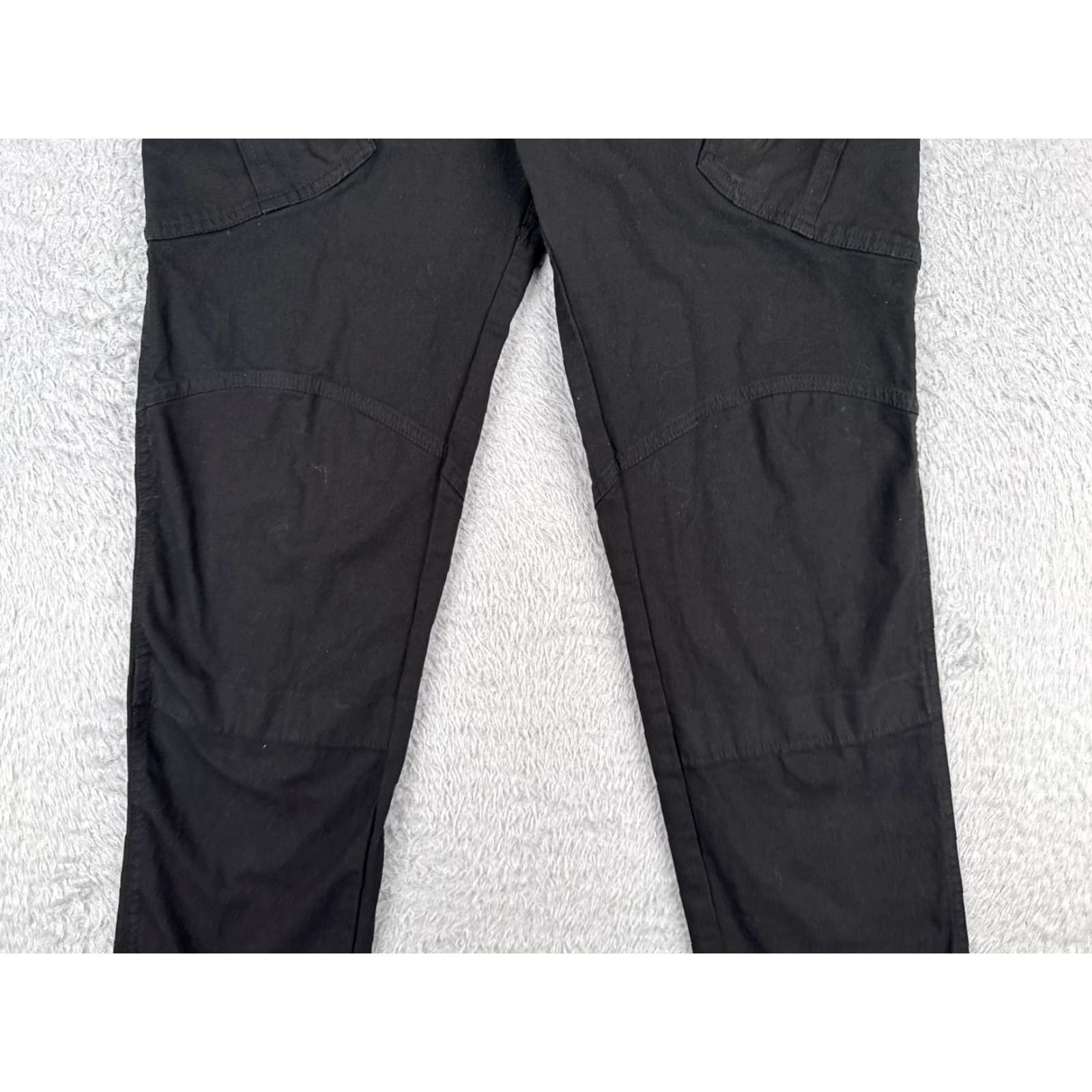 Vintage S. Archon Tactical Pants Mens Medium Black Rip-stop Cotton Blend Cargo 34x29 Size US 31 - 3 Thumbnail
