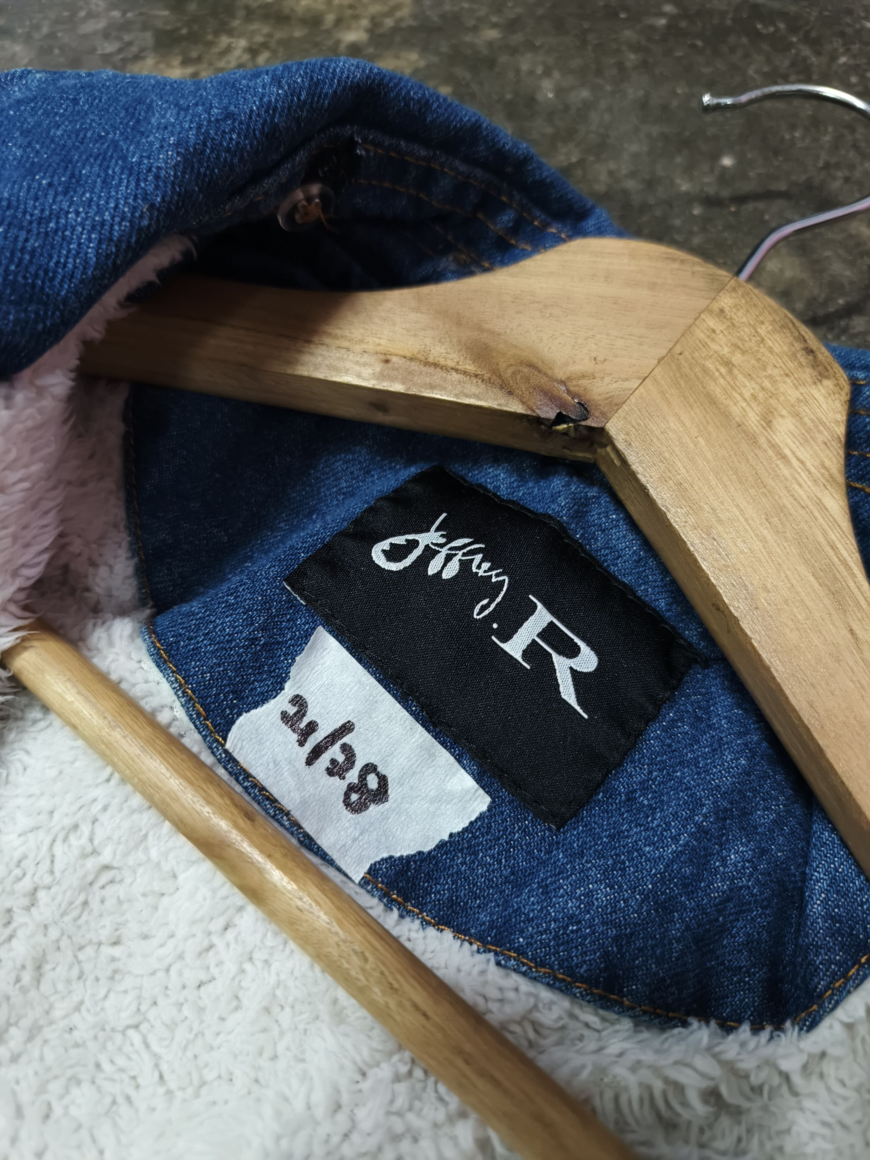 Japanese Brand Jeffrey. R distressed style lining sherpa denim Jacket Size US S / EU 44-46 / 1 - 6 Thumbnail