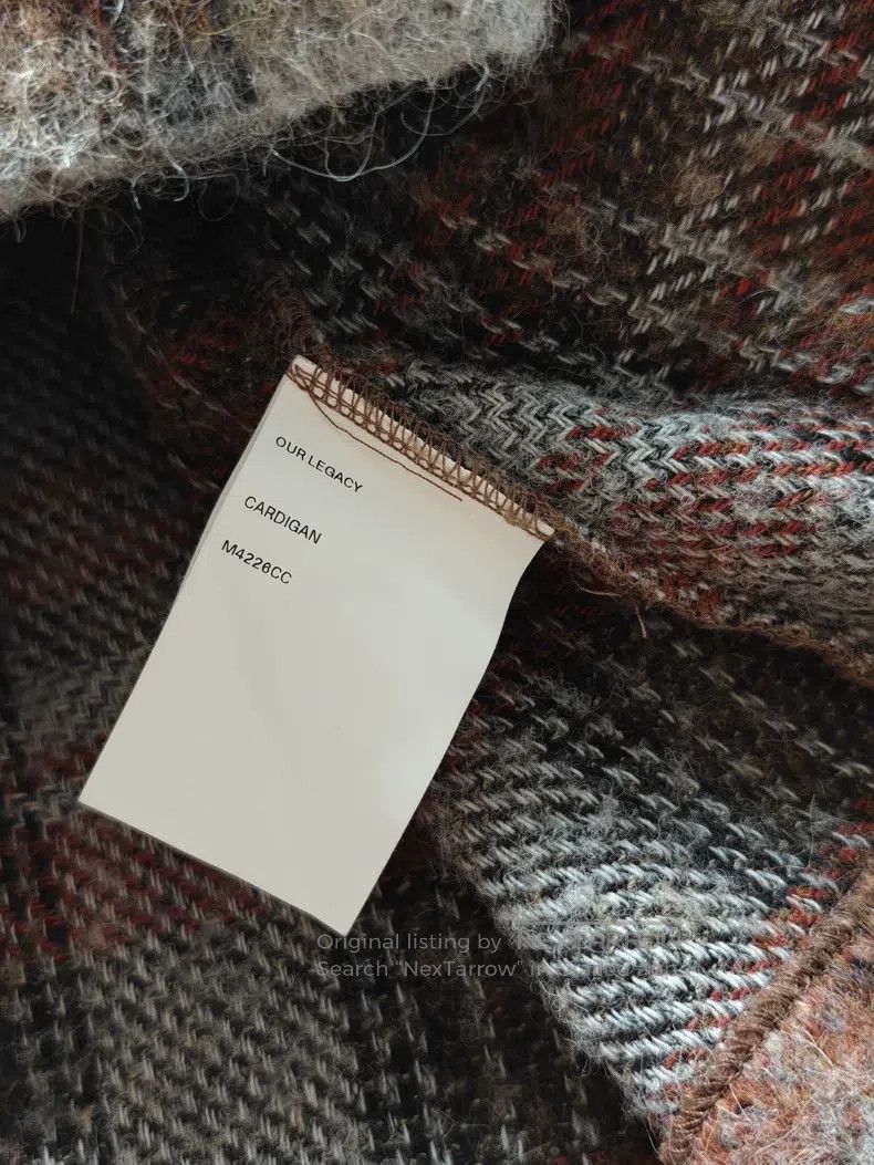 Our Legacy Our Legacy Striped Seahorse Fur Buttoned Cardigan Size US L / EU 52-54 / 3 - 7 Thumbnail