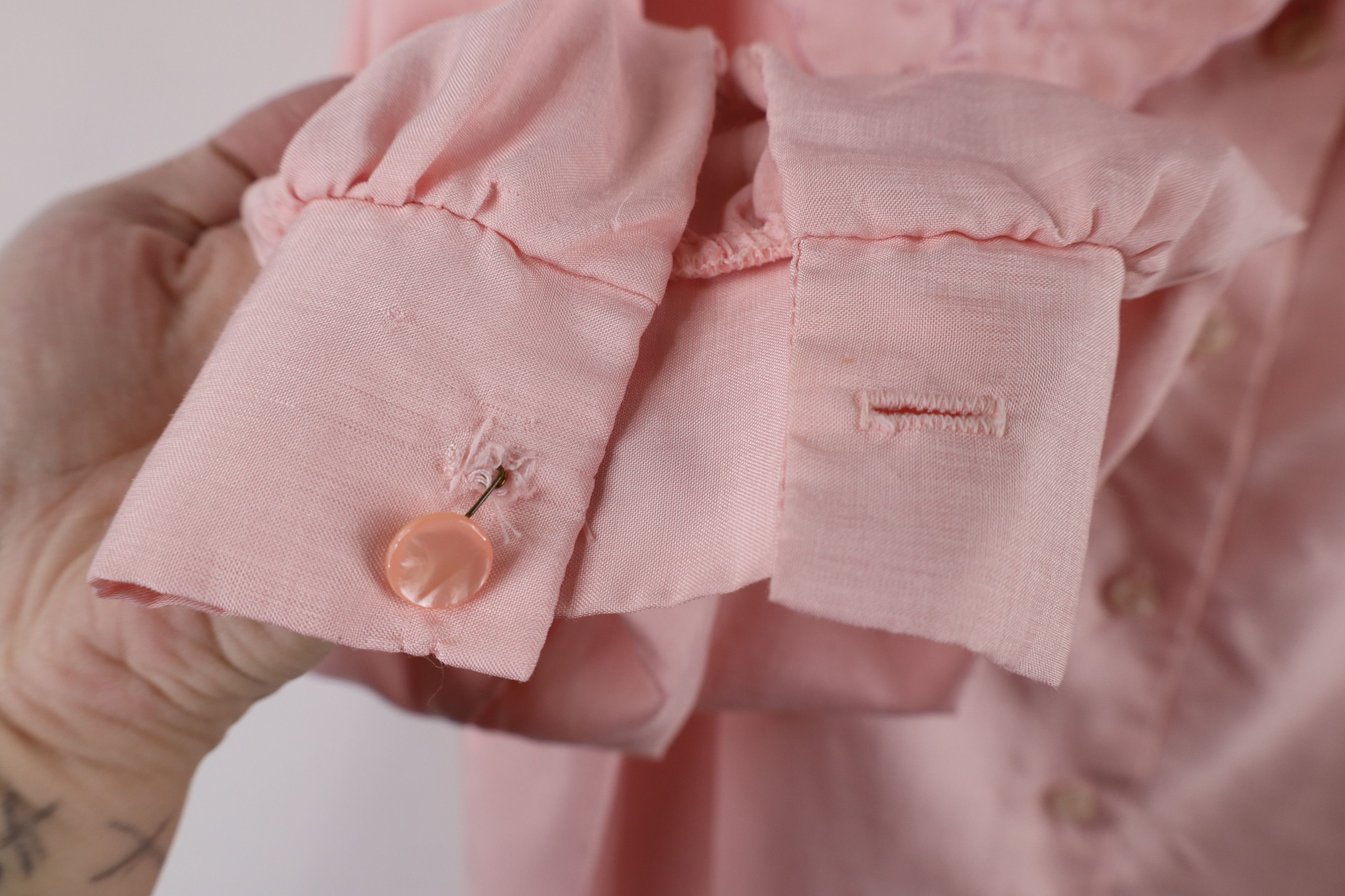Vintage Vintage 90s Streetwear Fairy Flower Collared Button Shirt Size XXL / US 16-18 / IT 52-54 - 6 Thumbnail