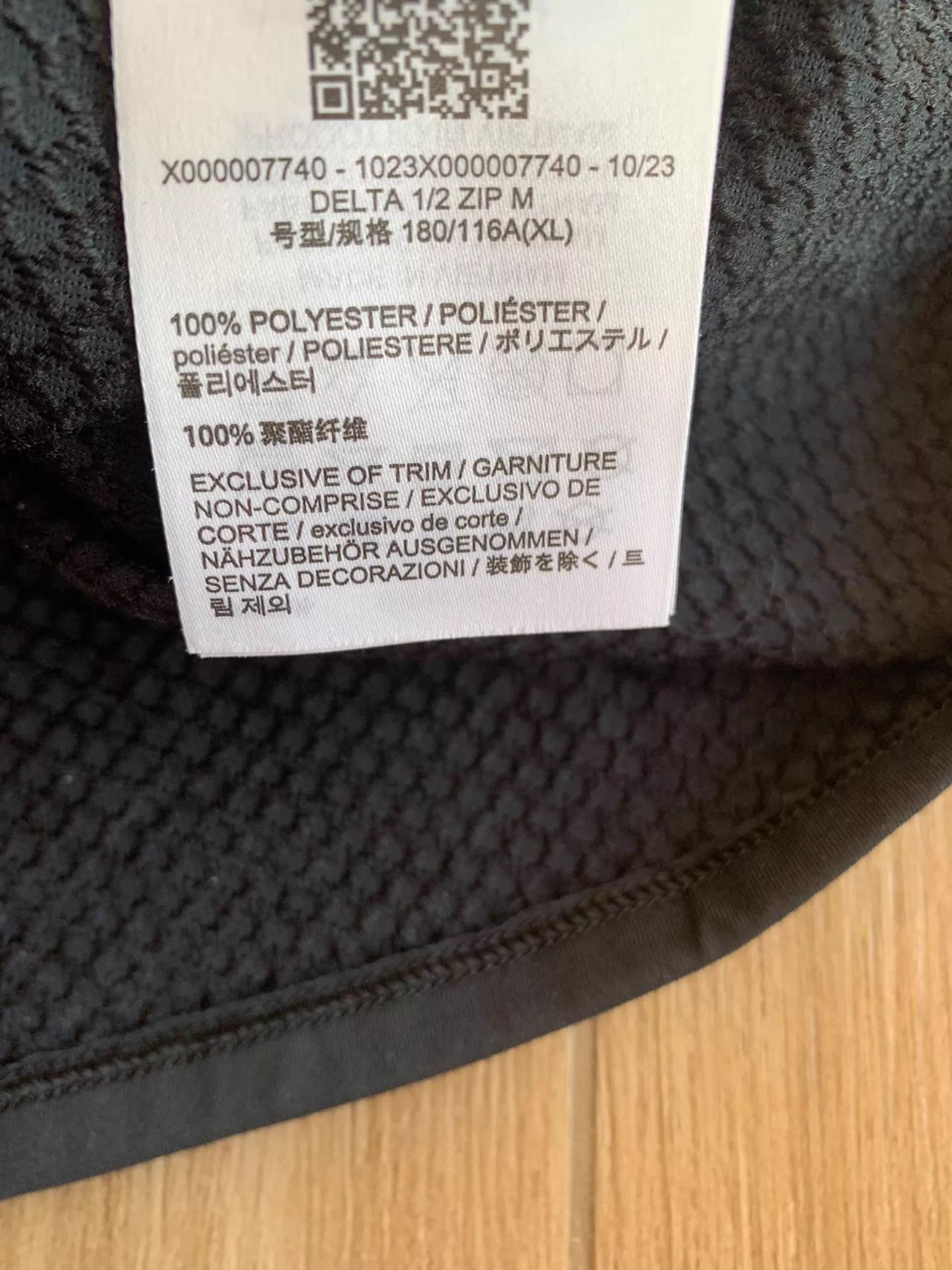 Arc'teryx Arc'teryx Men's Delta 1/2 Zip Fleece-Jkt Black XL Size US XL / EU 56 / 4 - 6 Thumbnail