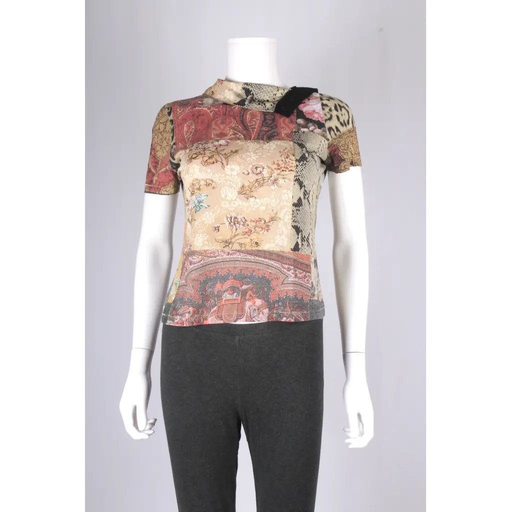 Roberto Cavalli Top Vintage Roberto Cavalli - Rare et Recherché Size M / US 6-8 / IT 42-44 - 1 Thumbnail