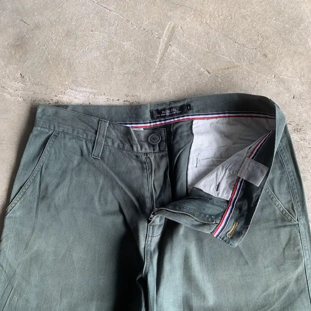 Jill Blaze 31x32 Cinch Back Faded Japanese Vtg Chino Pants