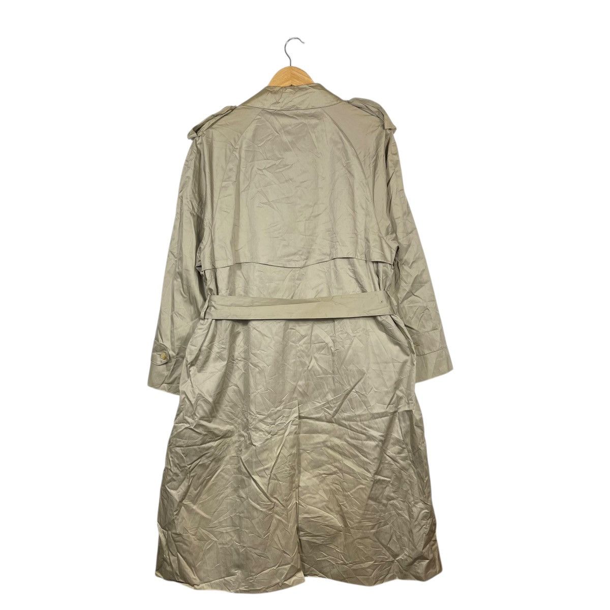 Burberry Burberrys Vintage Trench Coat Nova Check Lined Beige Belted Size US XL / EU 56 / 4 - 4 Thumbnail