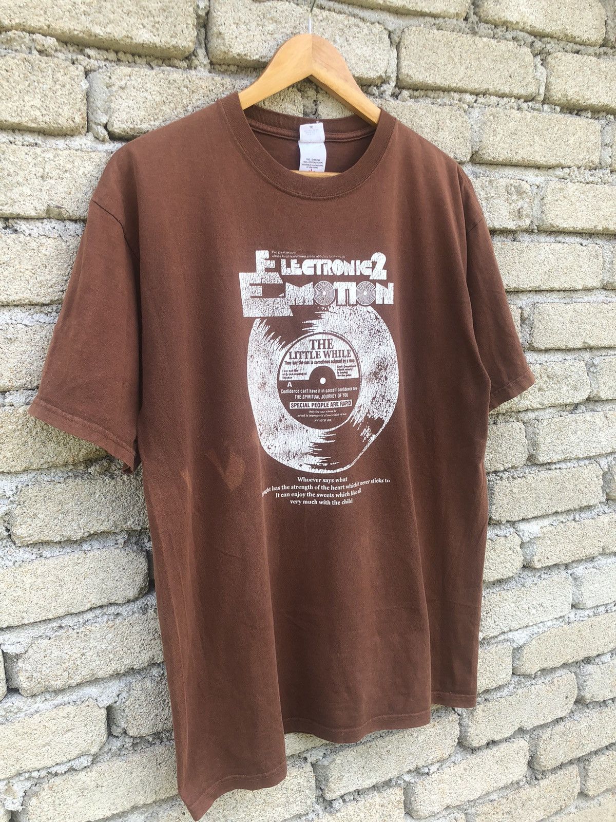 Vintage Vintage 90s Electonic Emotion The Little While Vinyl Record Size US L / EU 52-54 / 3 - 4 Thumbnail