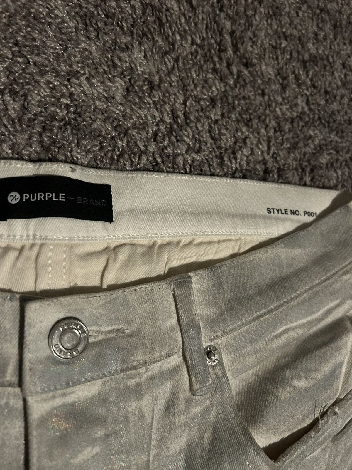 Purple Brand P001 Silver Purple Jeans Size US 36 / EU 52 - 3 Thumbnail