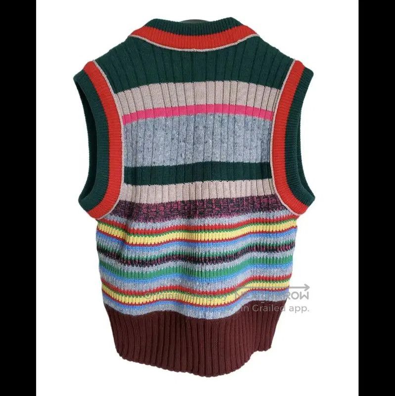 Burberry Burberry Multicolor Striped Wool Knit Top. Size L / US 10 / IT 46 - 4 Thumbnail