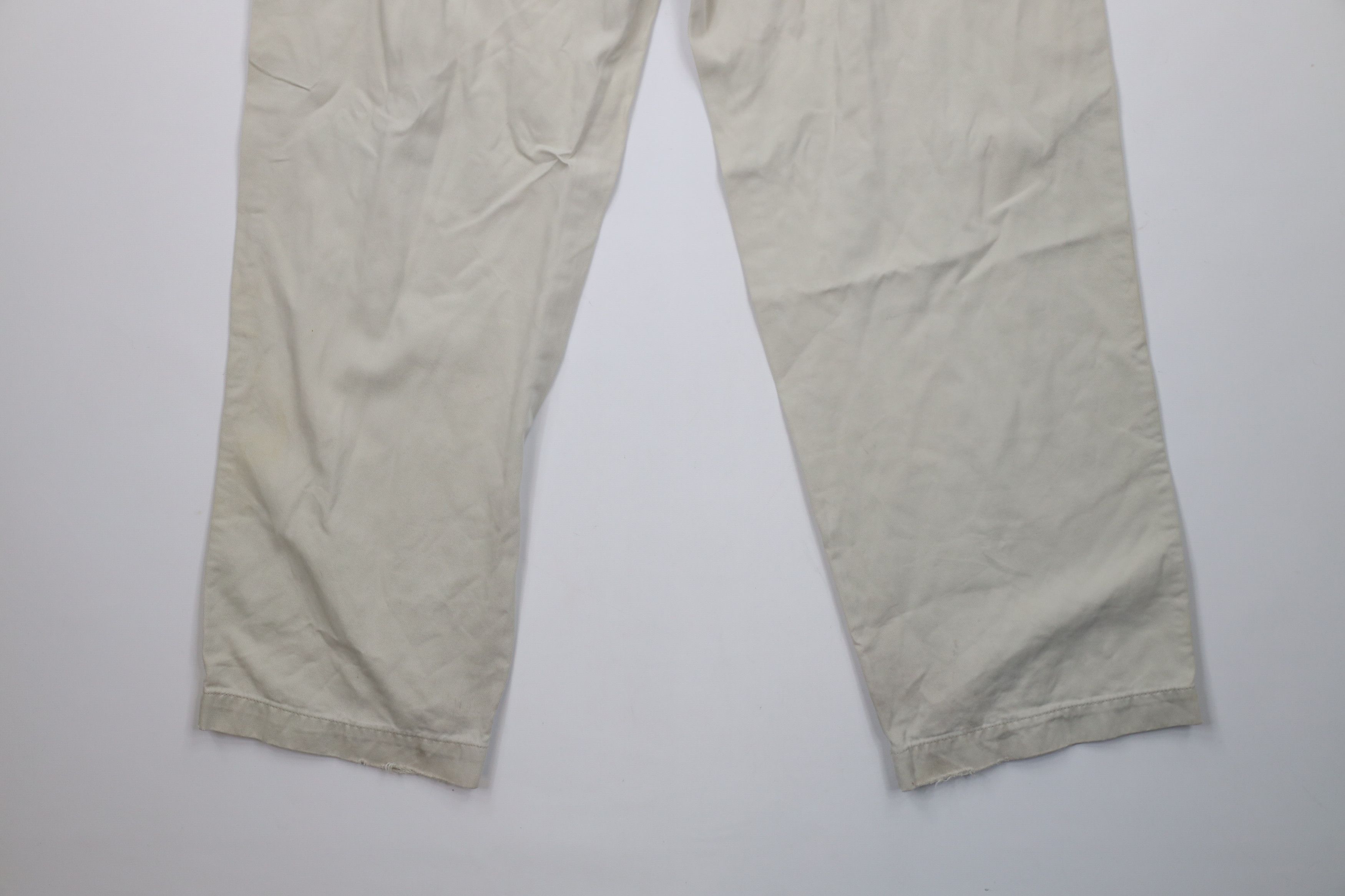 Gap × Vintage Vintage 90s Y2K Gap Baggy Wide Leg Cargo Pants Beige Cotton Size US 34 / EU 50 - 12 Thumbnail