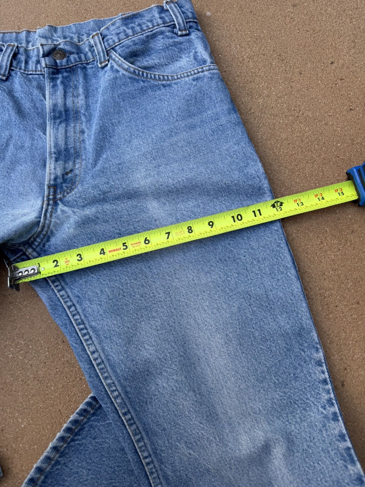 Levi's Vtg 80’s Levi’s 646 Orange Tab Bellbottom Flare Jeans 32x32 Size US 33 - 13 Thumbnail
