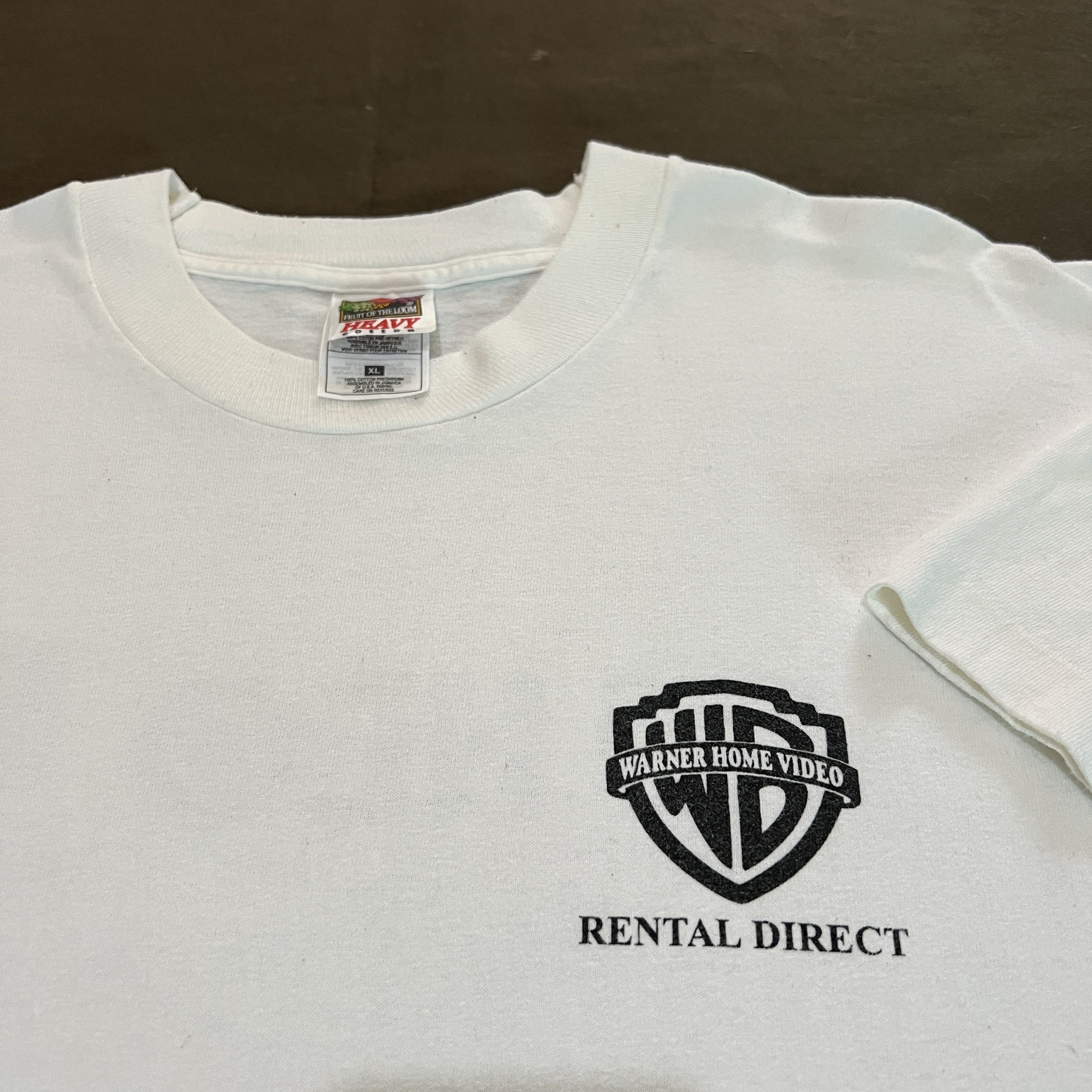 Vintage Vintage 90s Warner Home VDO Rental Direct HBO New Line Video Size US XL / EU 56 / 4 - 5 Thumbnail