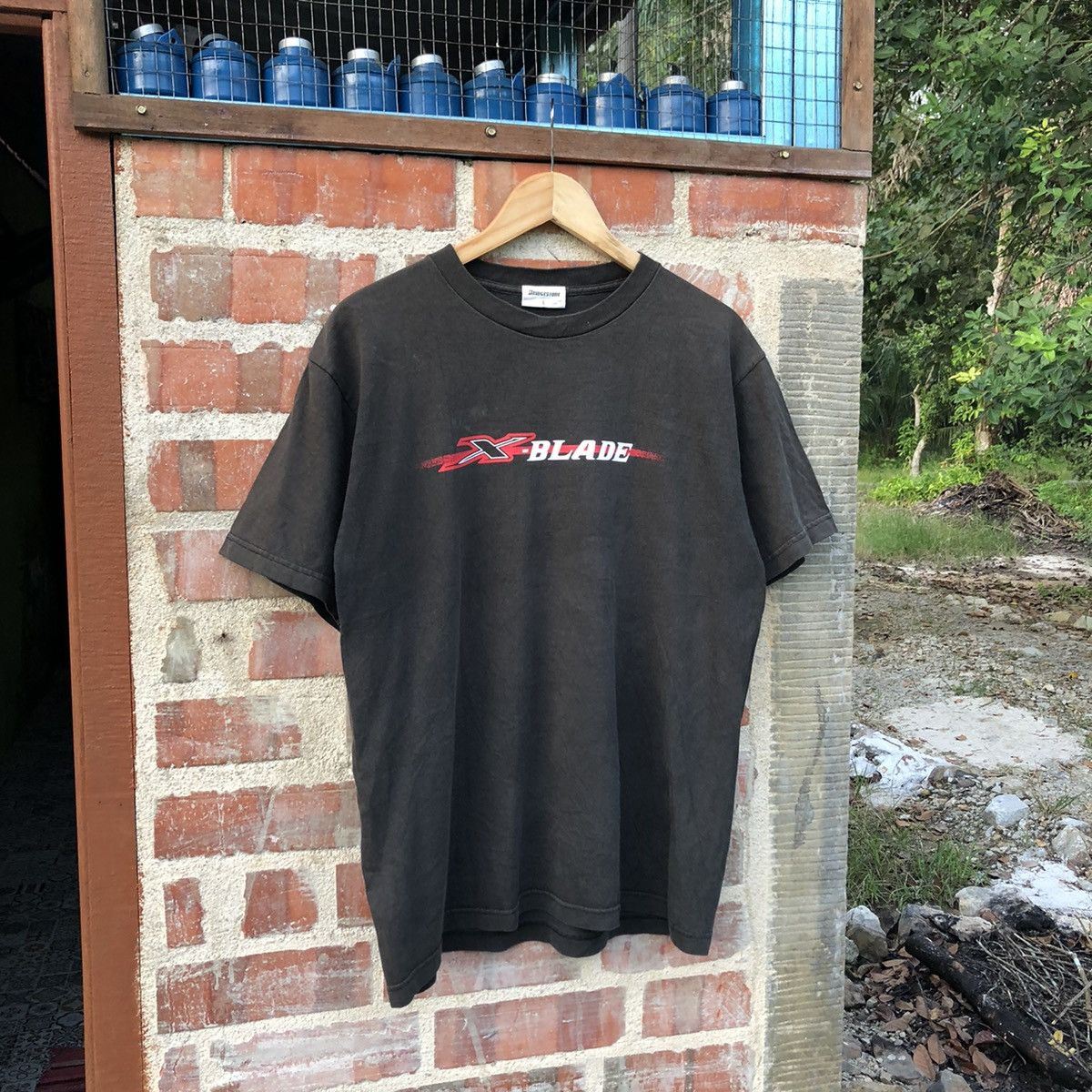 Vintage Vintage Bridgestone X Blade TRD Racing Tshirt Size US L / EU 52-54 / 3 - 1 Thumbnail