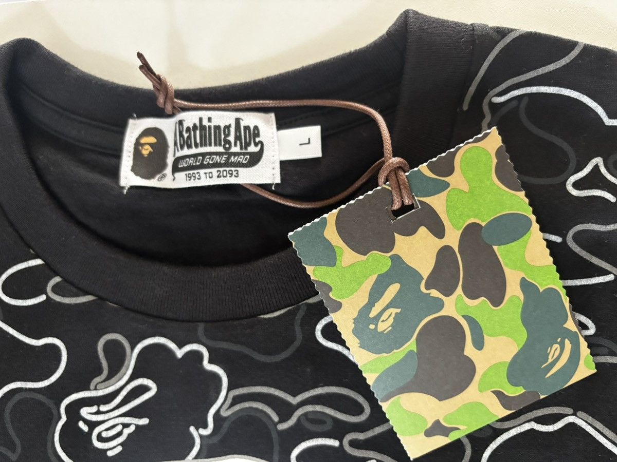 Bape Authentic ape bape neon camo L/S tee black L new Size US L / EU 52-54 / 3 - 3 Thumbnail