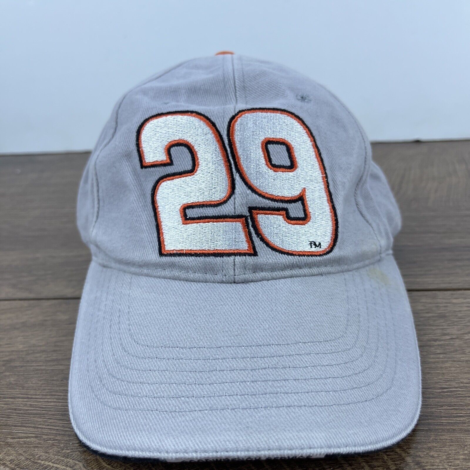Other Kevin Harvick 29 Hat NASCAR Racing Gray Hat Adjustable Gray Size ONE SIZE - 4 Thumbnail