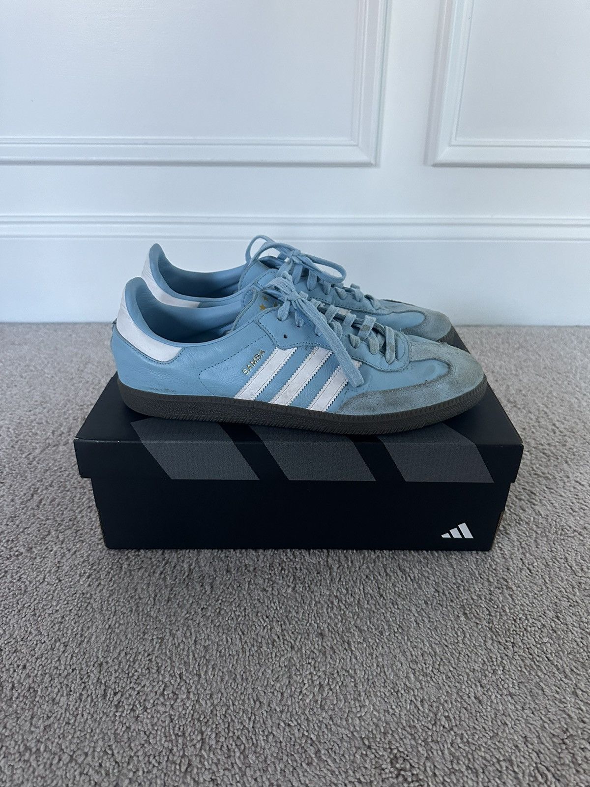 Adidas Argentina Sambas Size 12.5 Good Condition Size US 12.5 / EU 45-46 - 1 Thumbnail