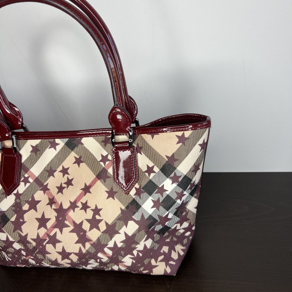 Burberry × Designer Burberry Nova Check Handle Shoulder Bag Nova Check Stars Size ONE SIZE - 6 Thumbnail